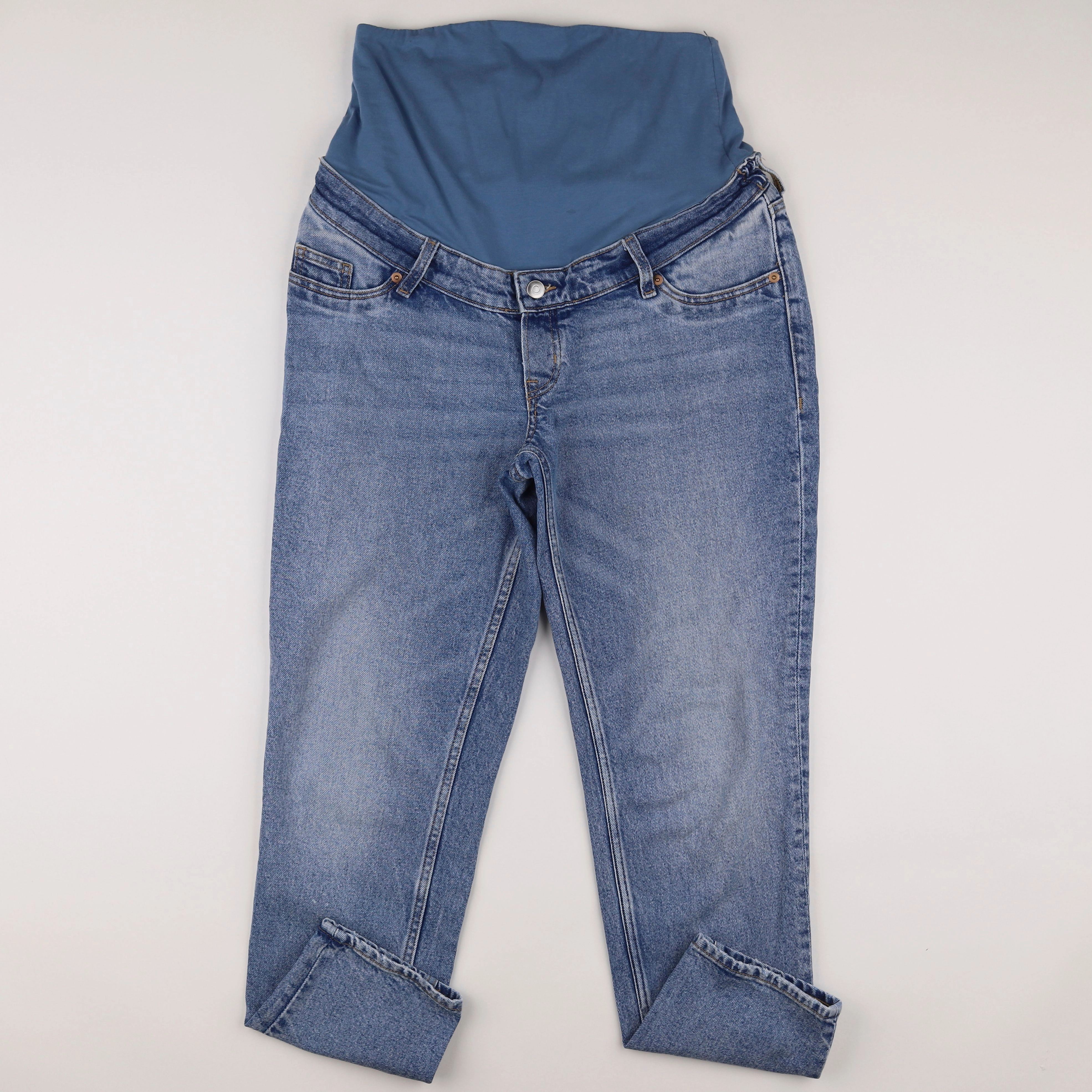 H&M - jean grossesse bleu - 38 à 40