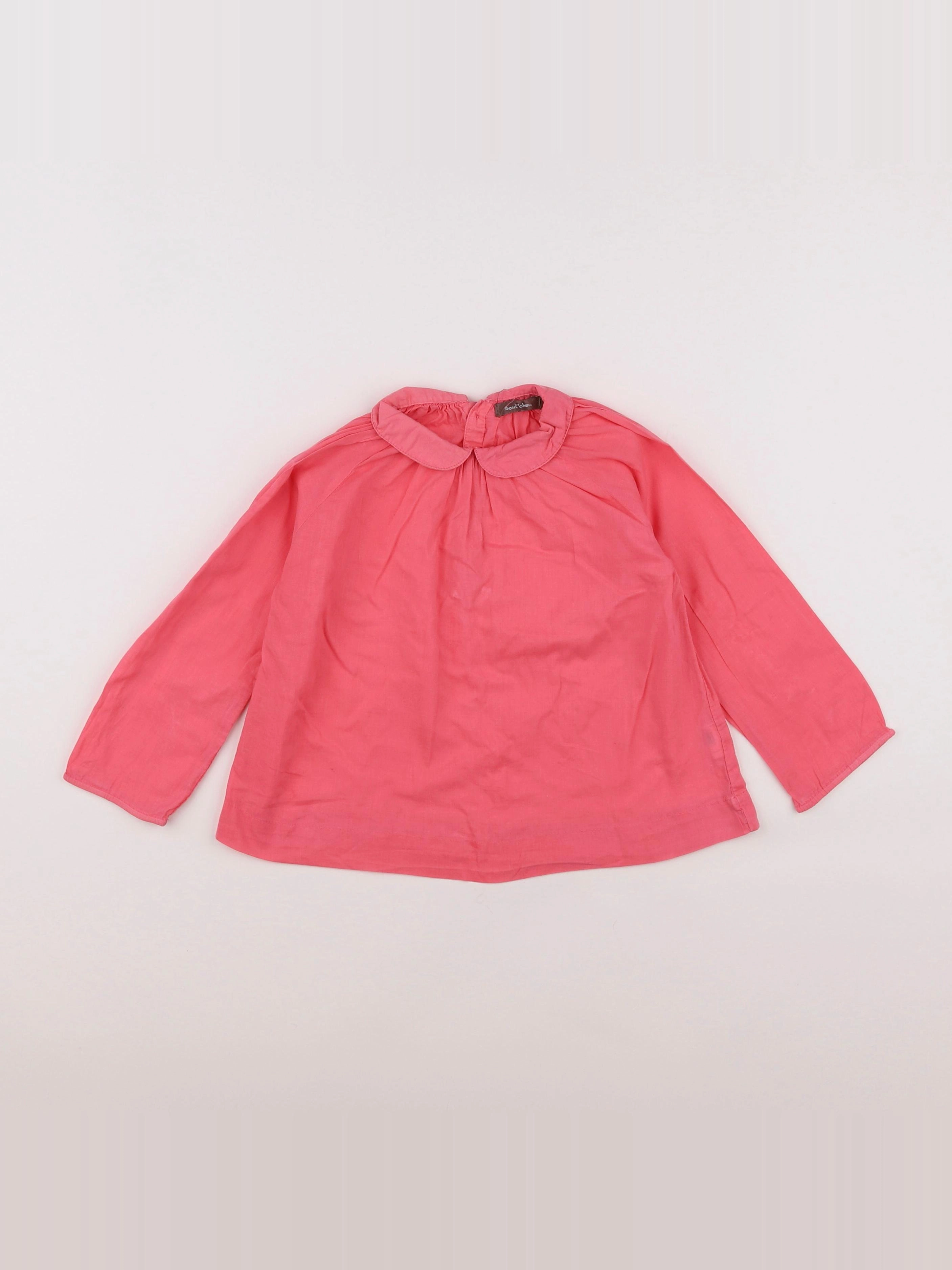 Boutchou - blouse rose - 2 ans
