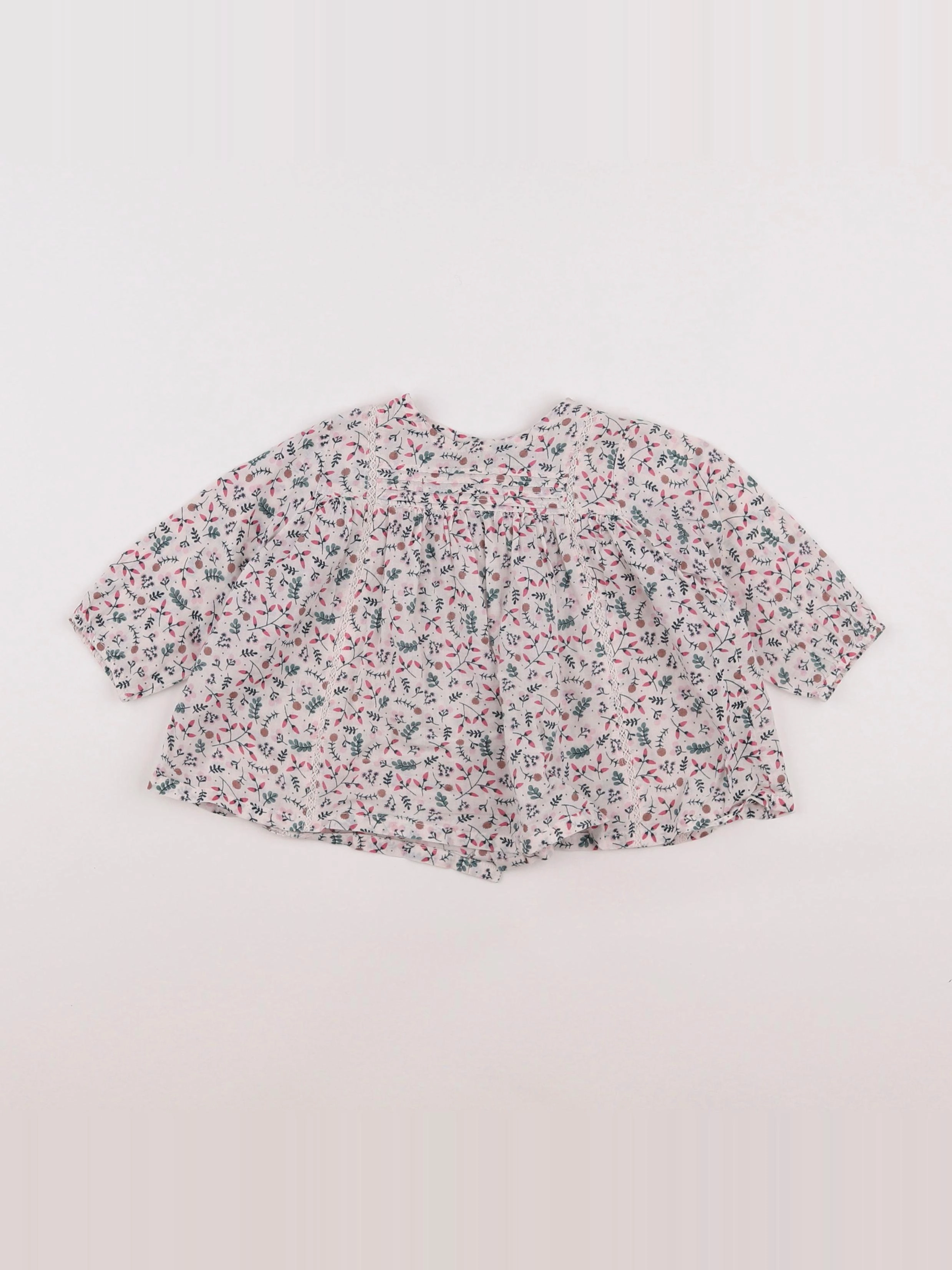 Boutchou - blouse multicolore - 9 mois