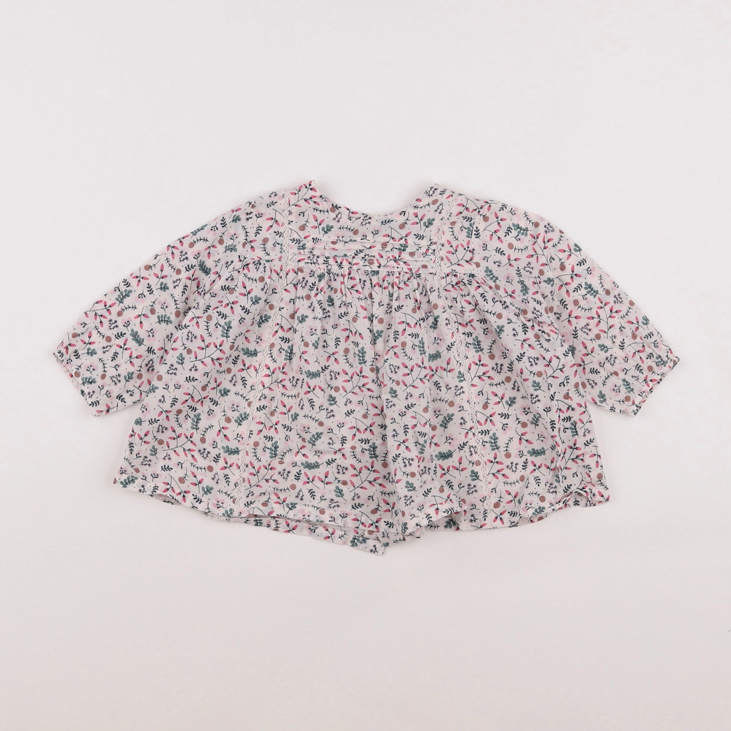Boutchou - blouse multicolore - 9 mois