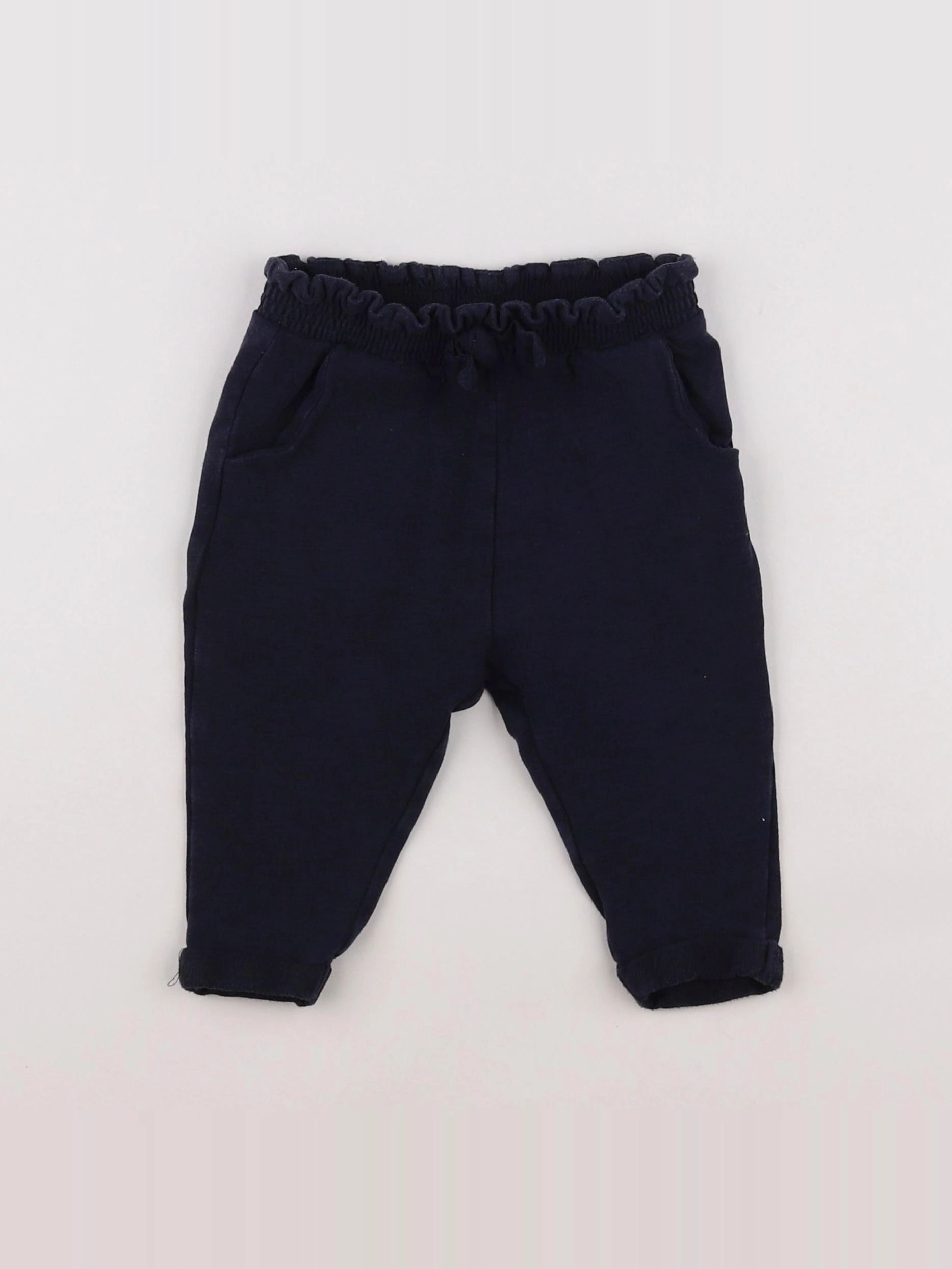 Zara - jogging bleu - 9/12 mois