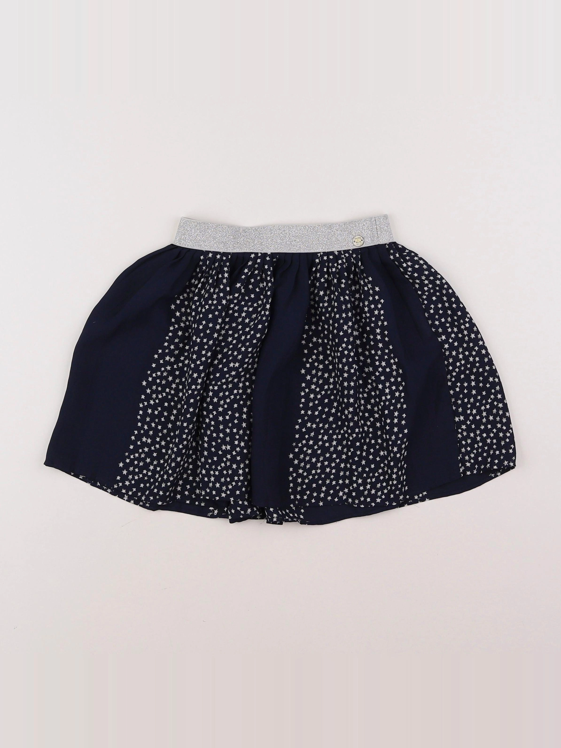 IKKS - jupe bleu, argent - 6 ans