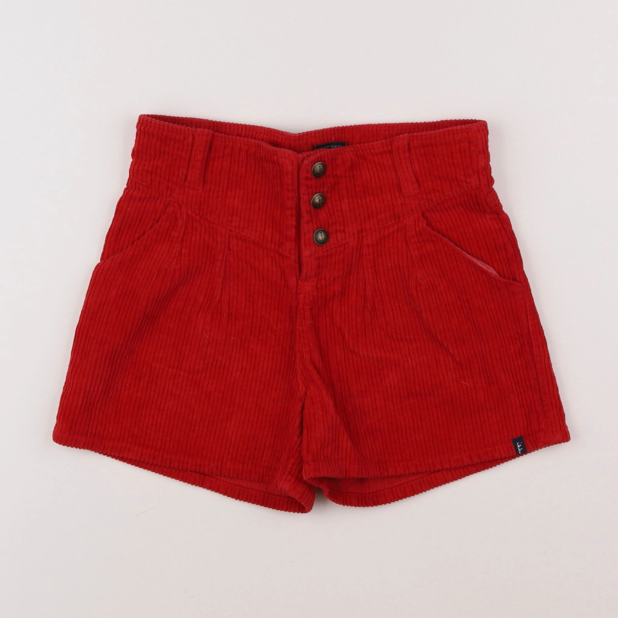 IKKS - short rouge - 8 ans
