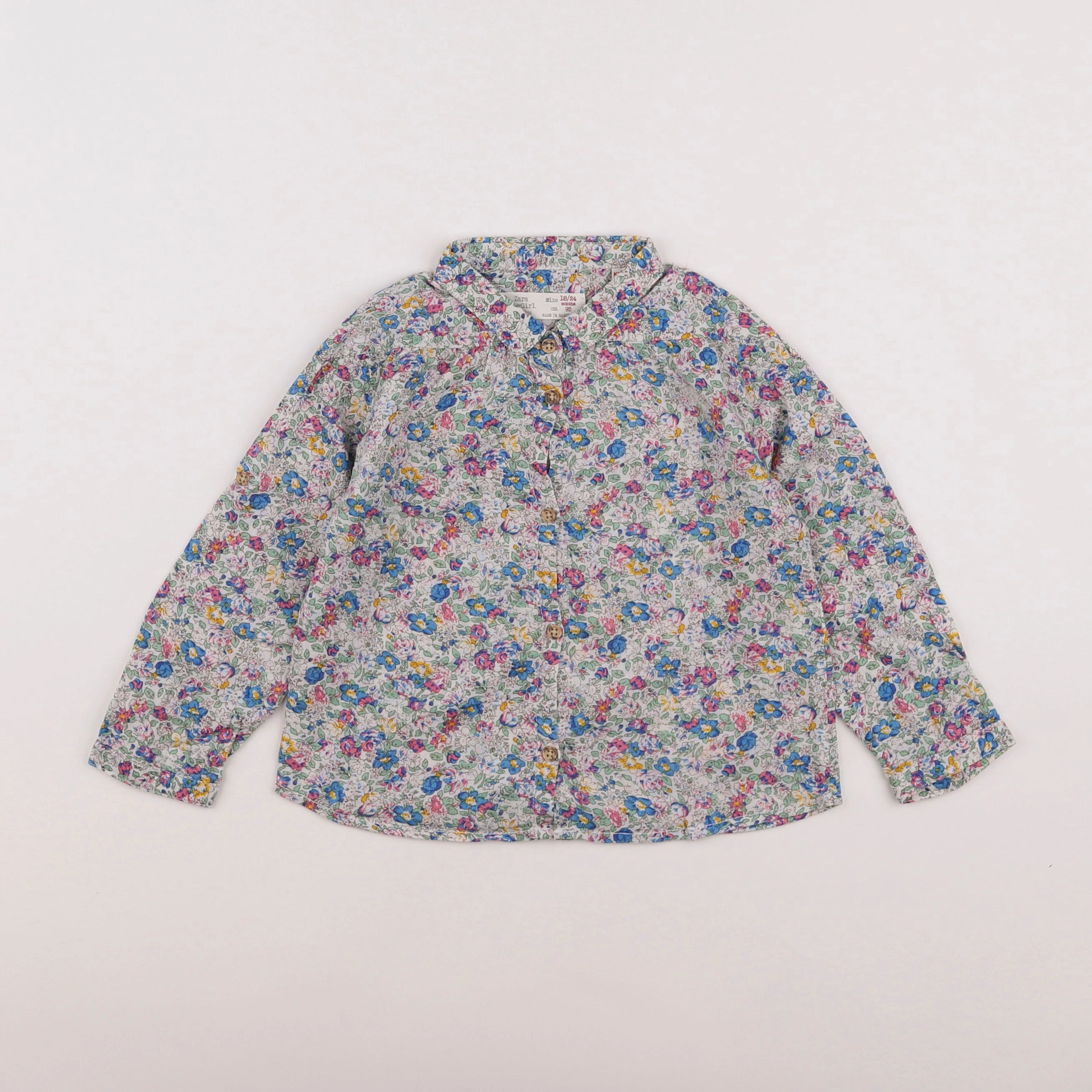 Zara - blouse multicolore - 18 mois à 2 ans