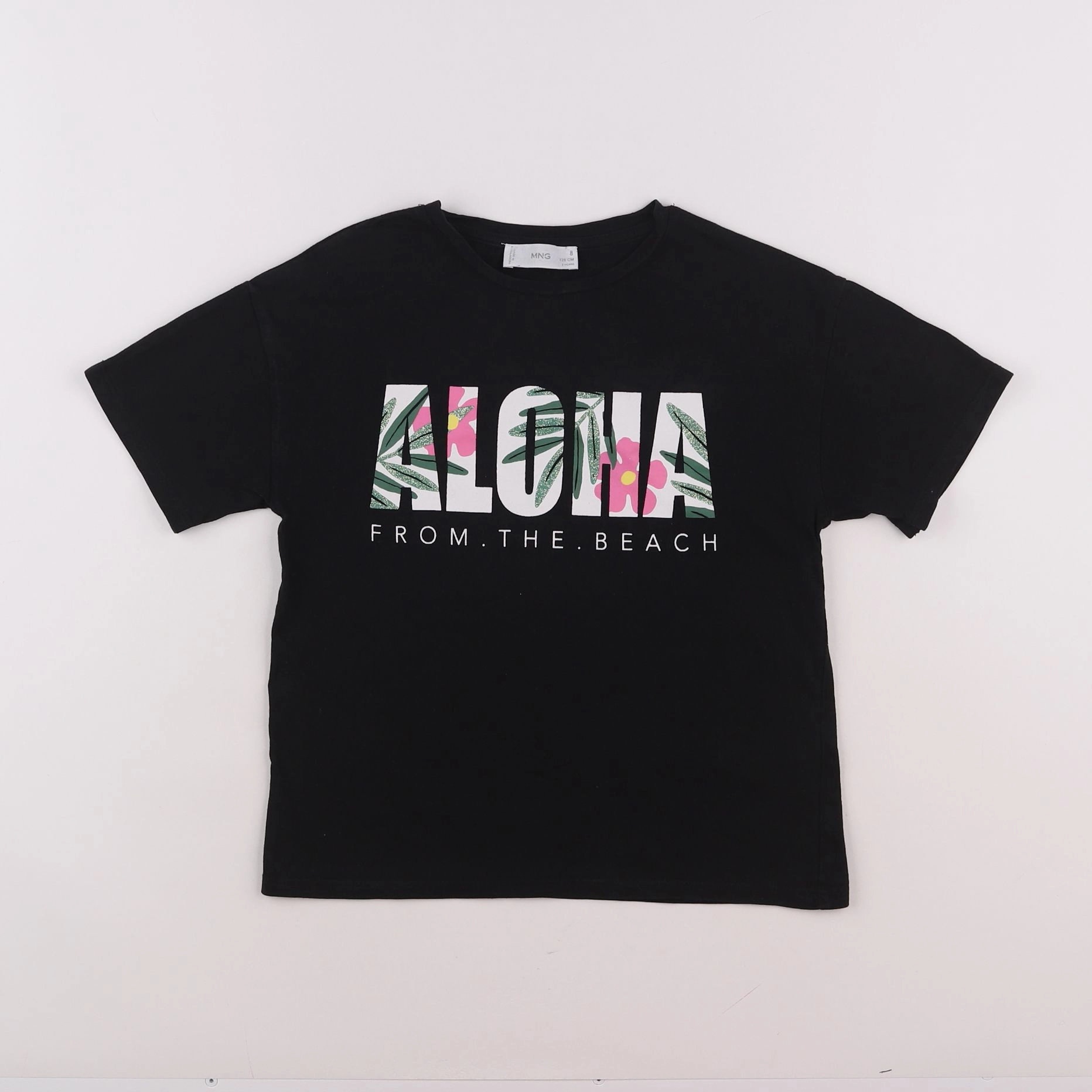 Mango - tee-shirt noir - 8 ans