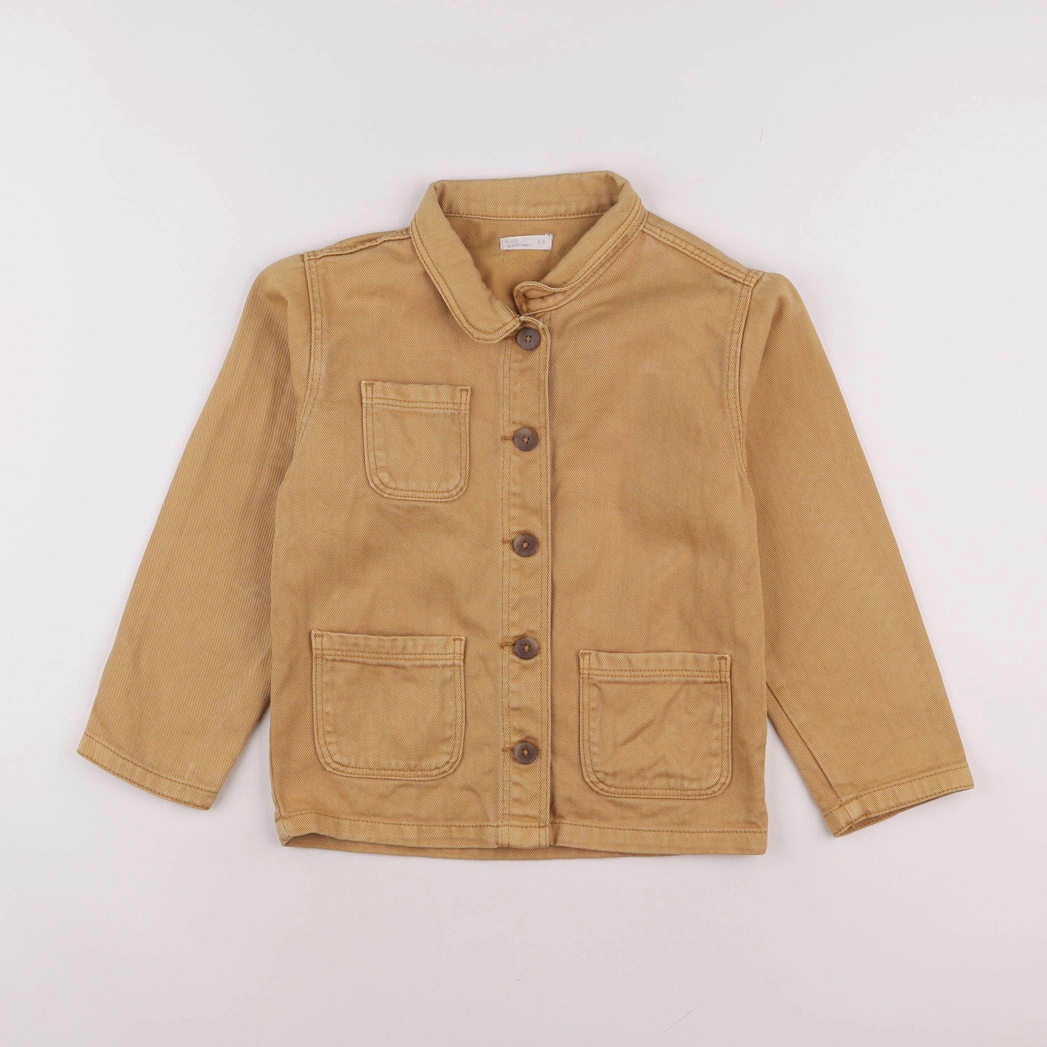 Little Cigogne - veste marron - 8 ans