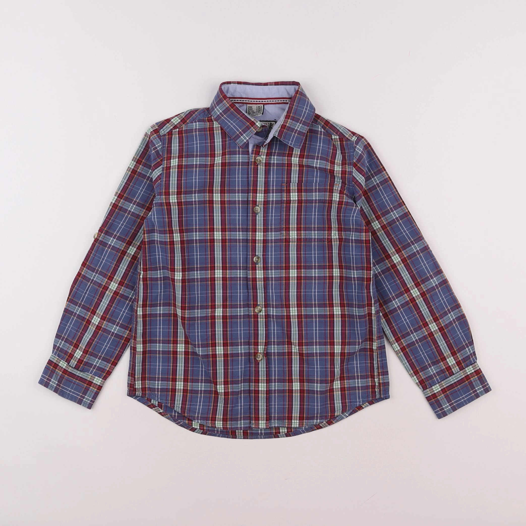 Cyrillus - chemise multicolore - 8 ans
