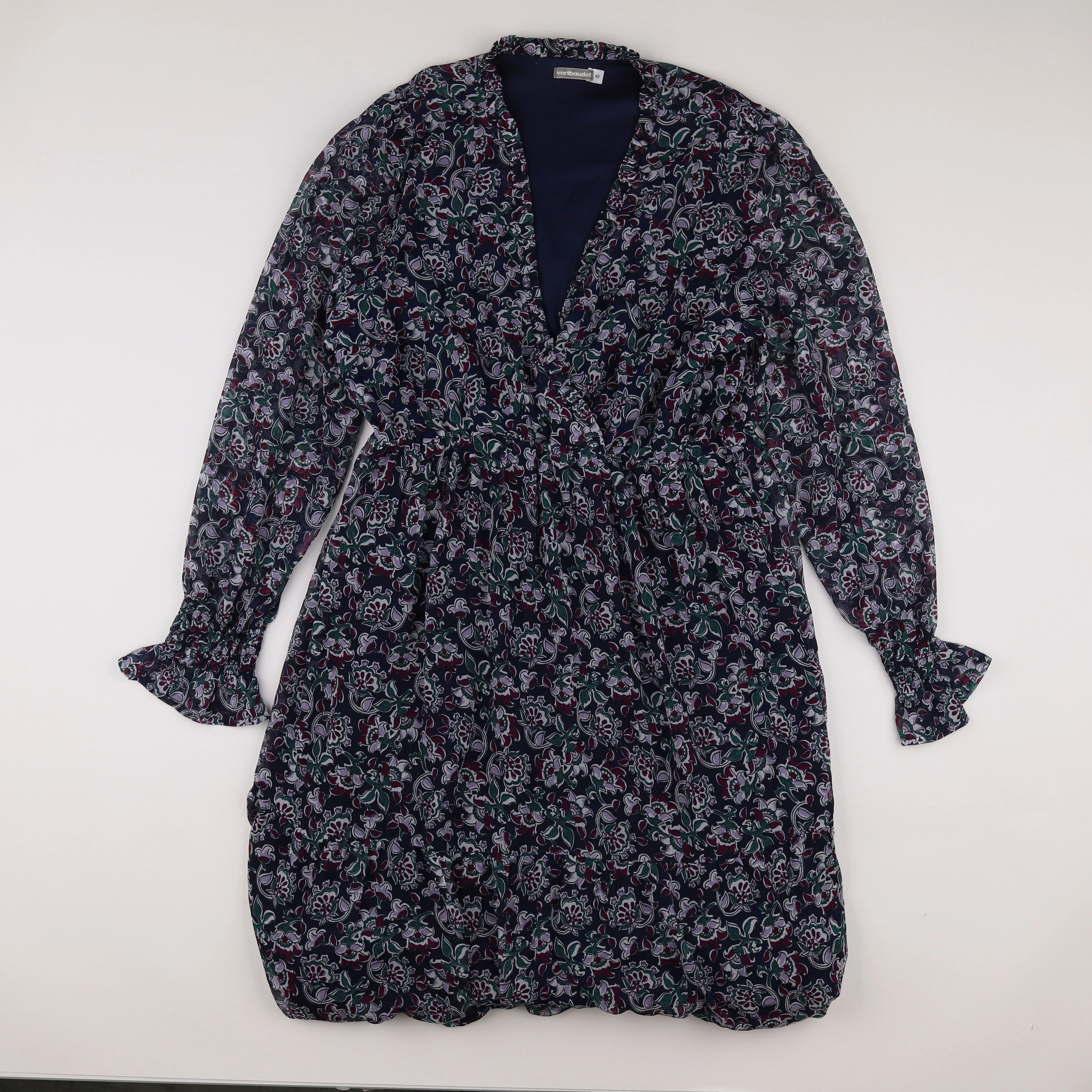 Vertbaudet - robe grossesse bleu - 42