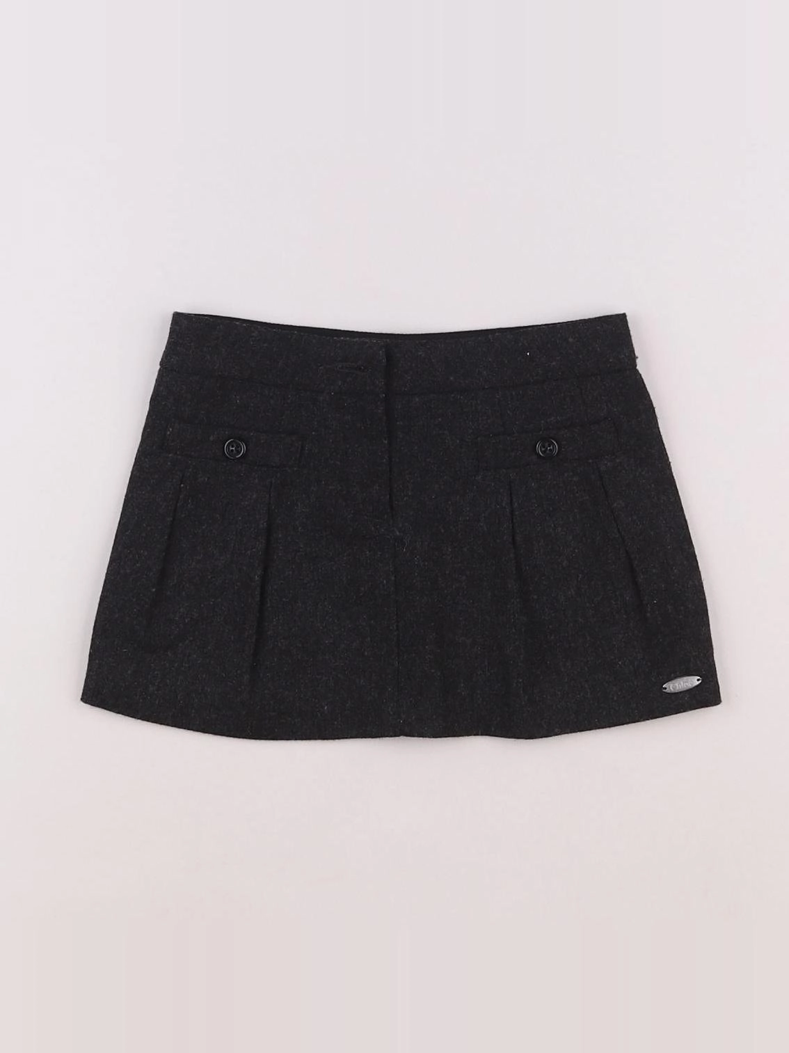 Chloé - jupe gris - 12/18 mois