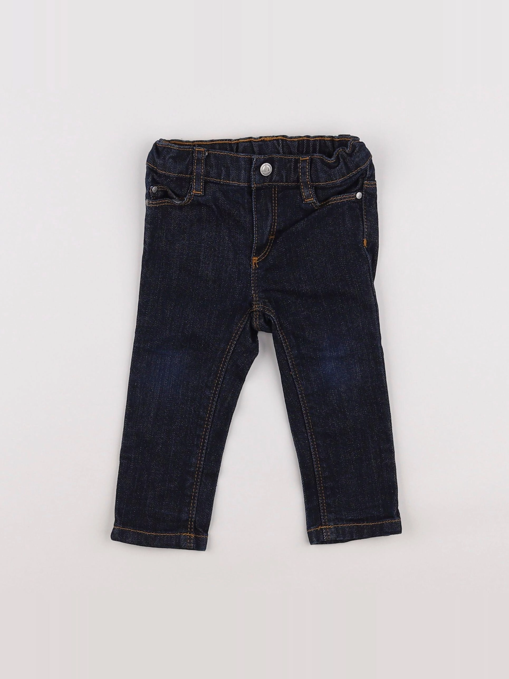 Petit Bateau - jean bleu - 12 mois