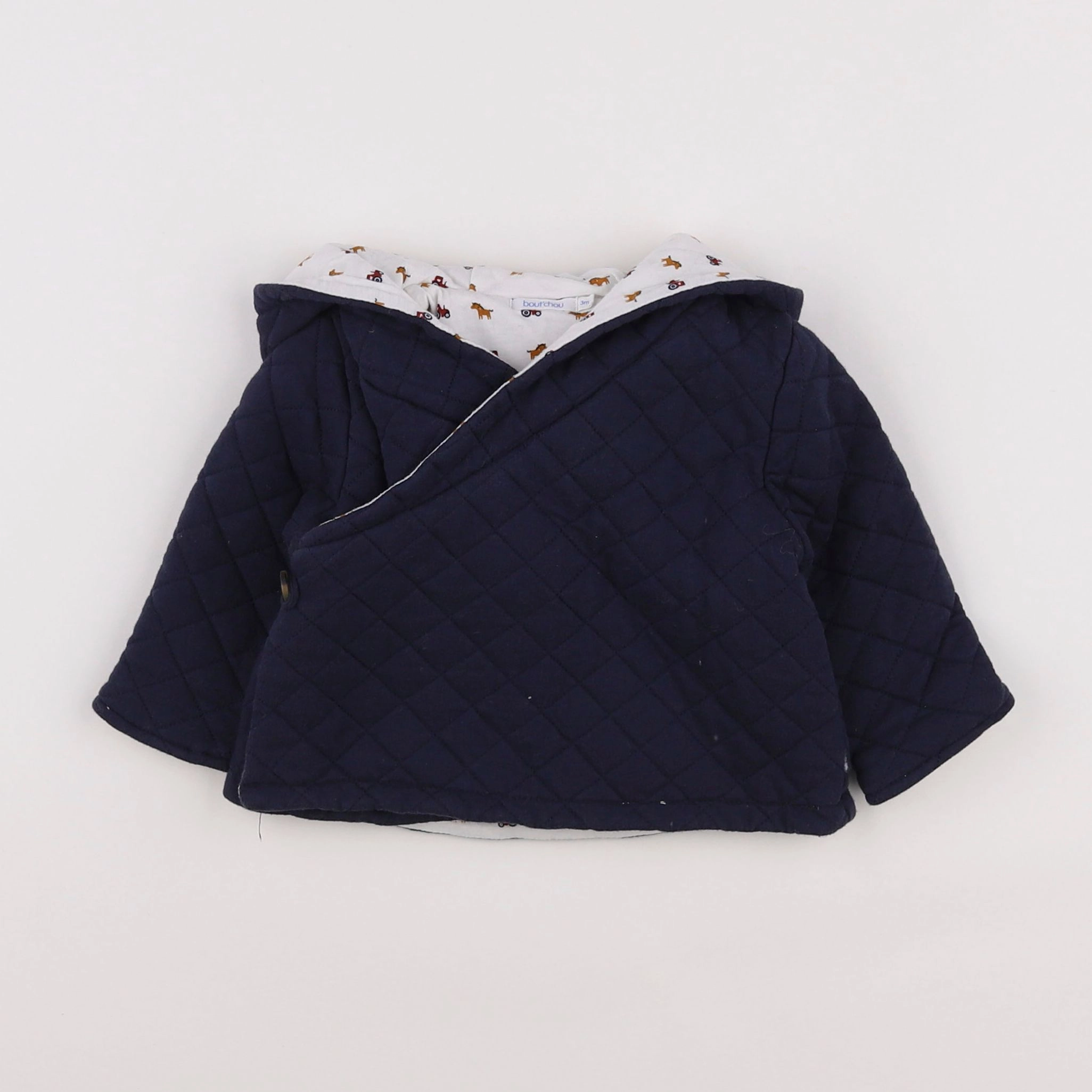 Boutchou - veste bleu - 3 mois