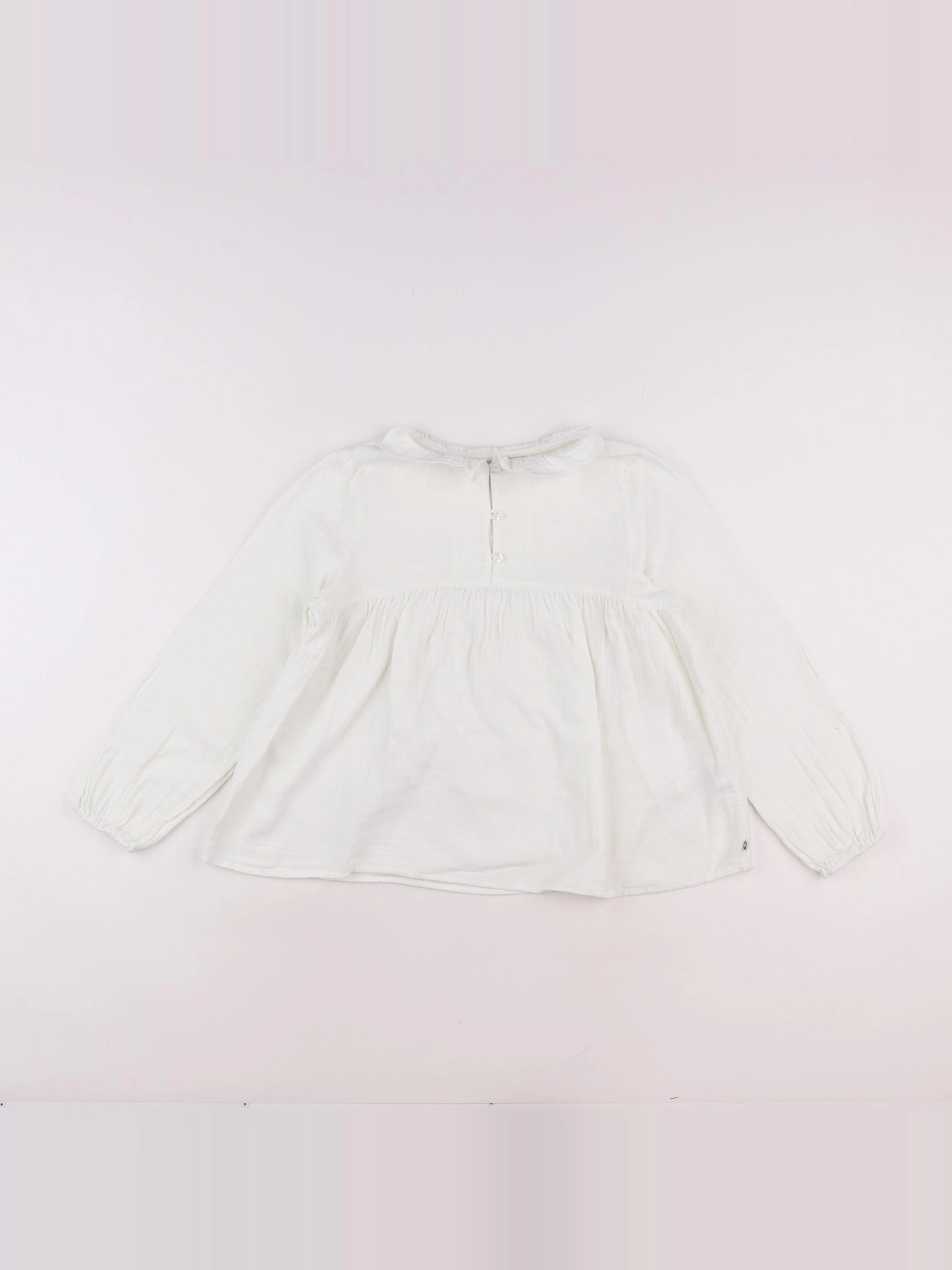 Bonton - blouse blanc - 10 ans