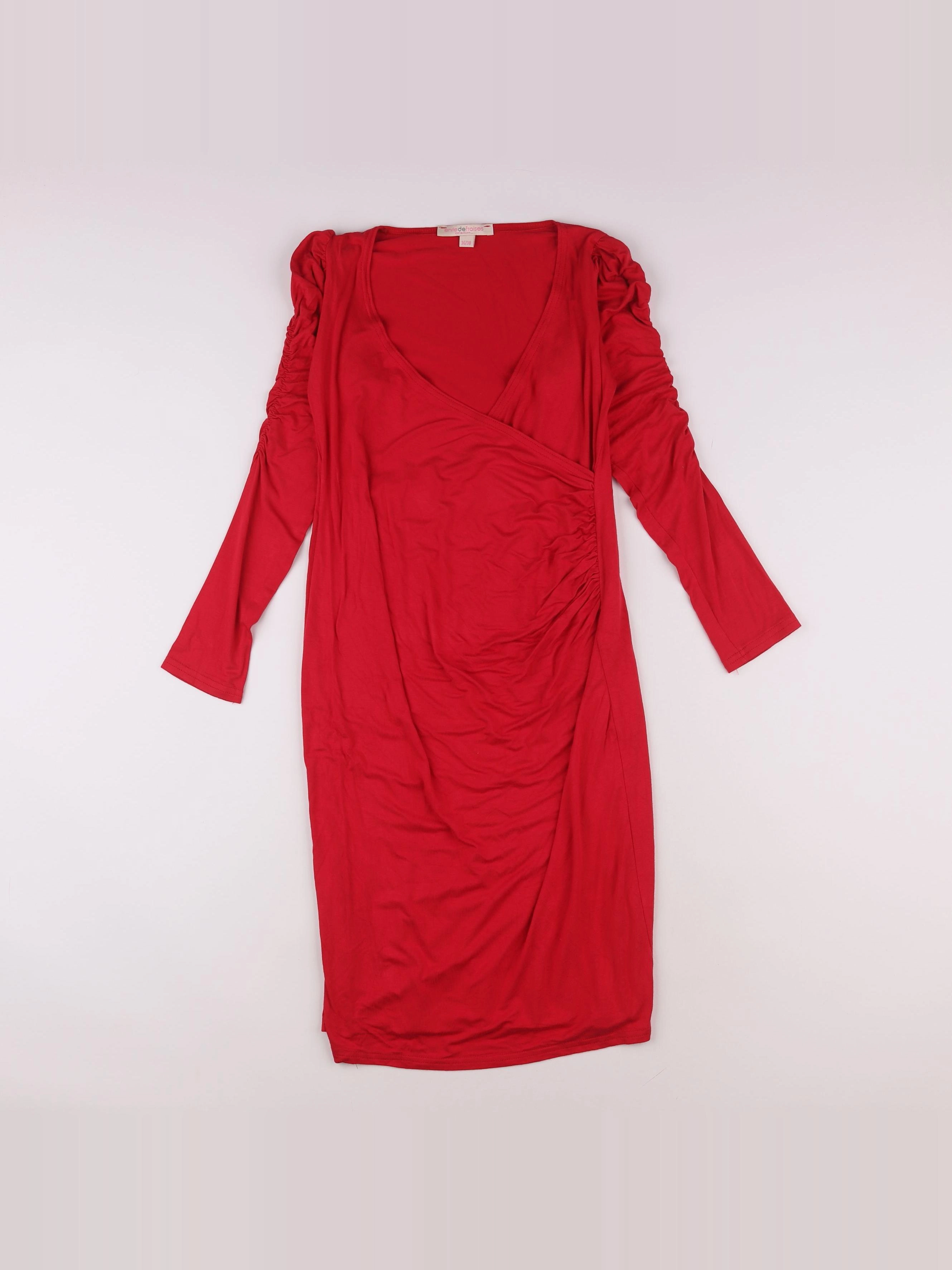 Envie de fraise - robe grossesse rouge - 36 à 38