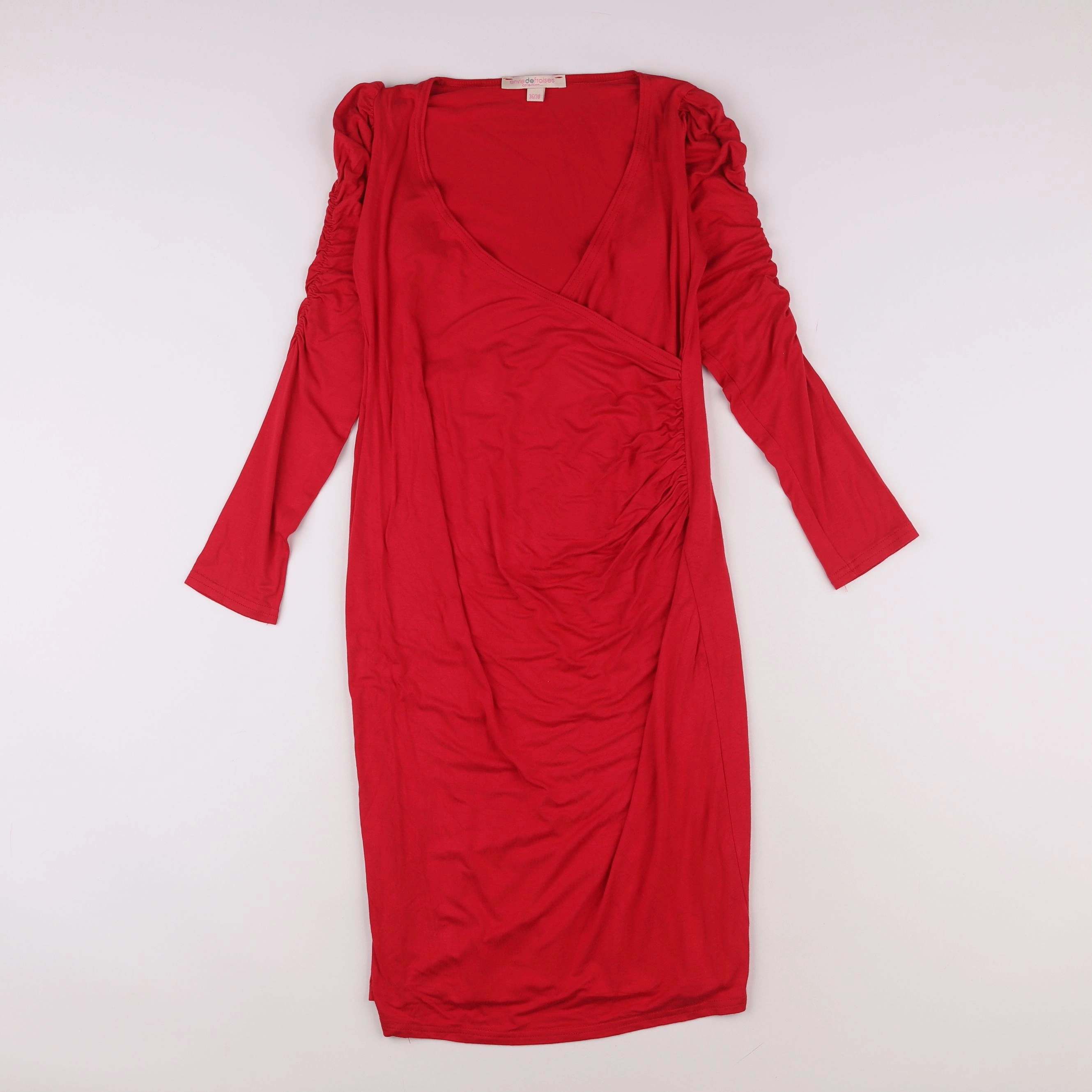 Envie de fraise - robe grossesse rouge - 36 à 38