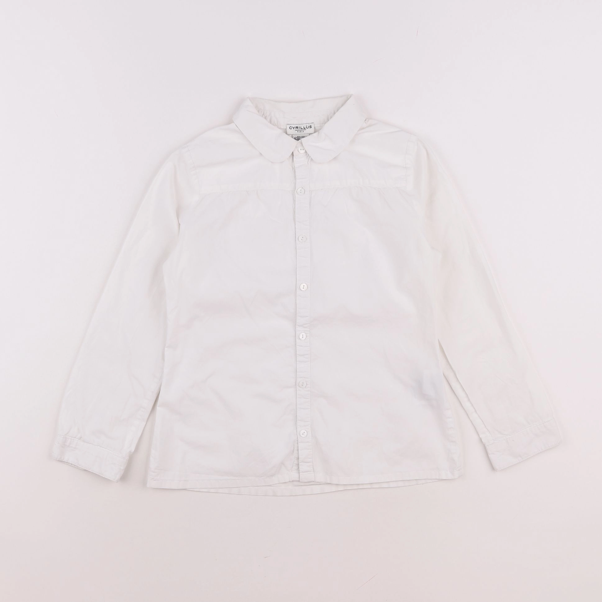 Cyrillus - blouse blanc - 8 ans