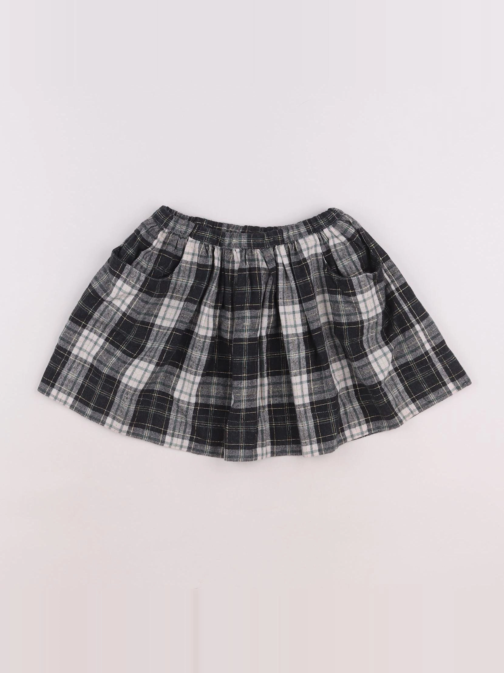 Bonton - jupe noir, vert - 4 ans