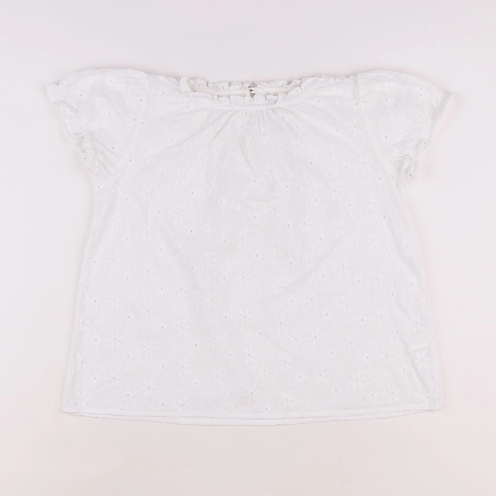 Bonton - blouse blanc - 10 ans