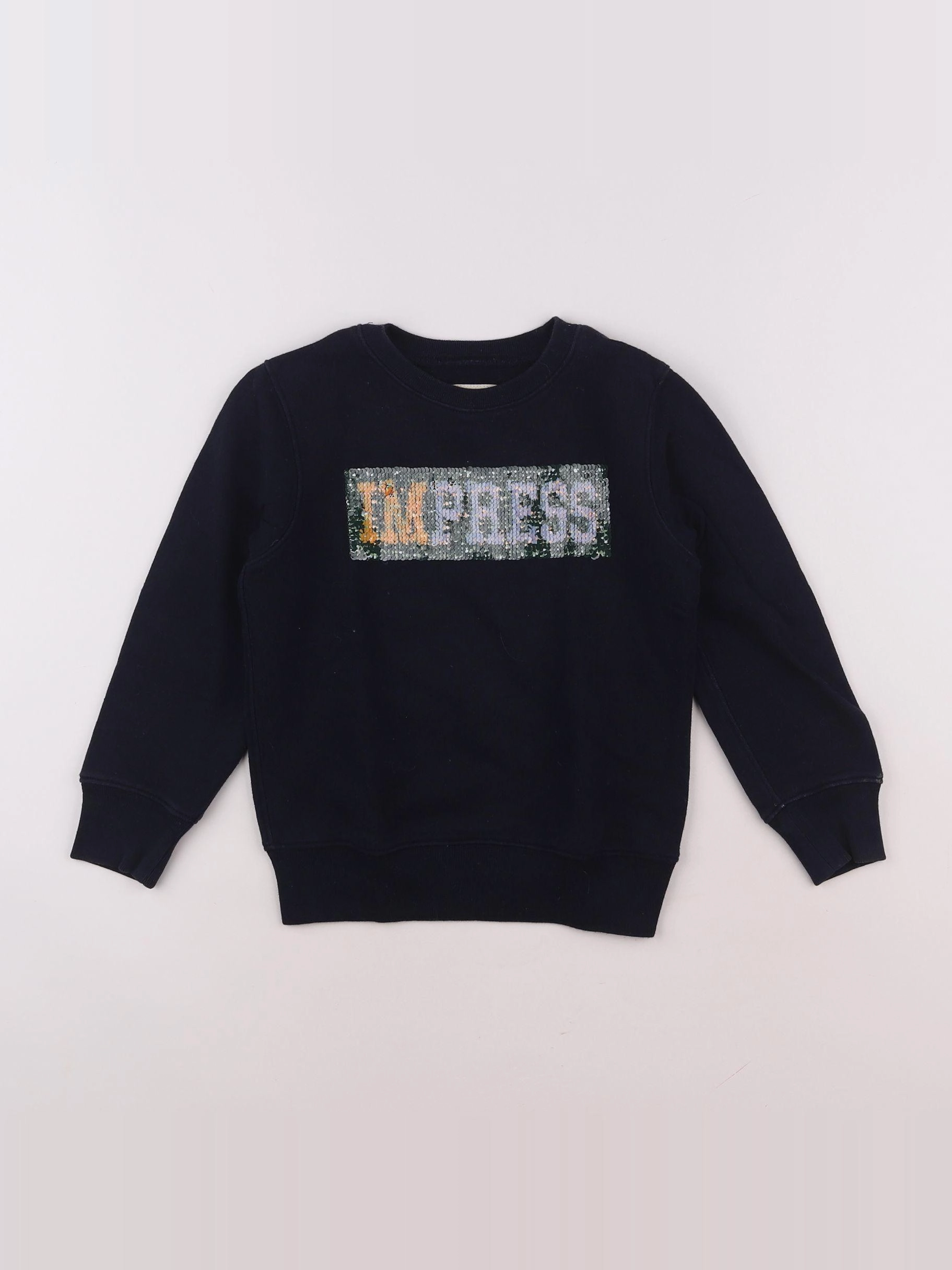 Bellerose - sweat bleu - 6 ans