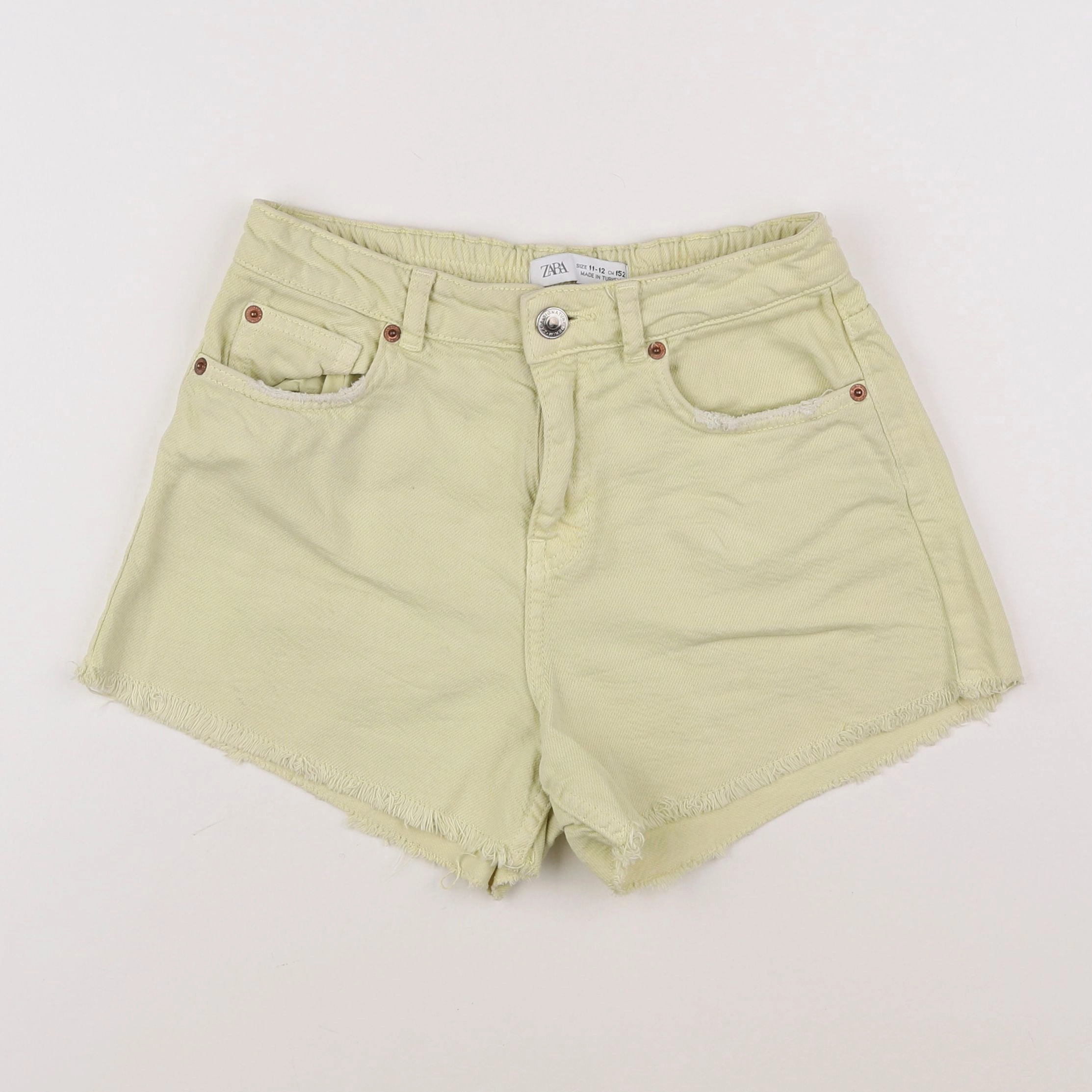 Zara - short jaune - 11/12 ans