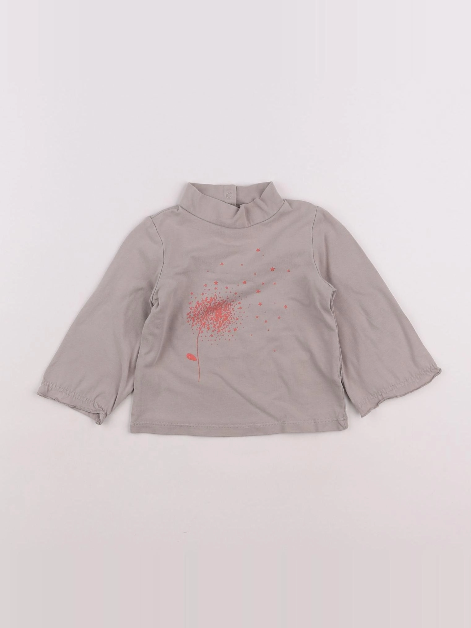 Vertbaudet - tee-shirt gris - 12 mois