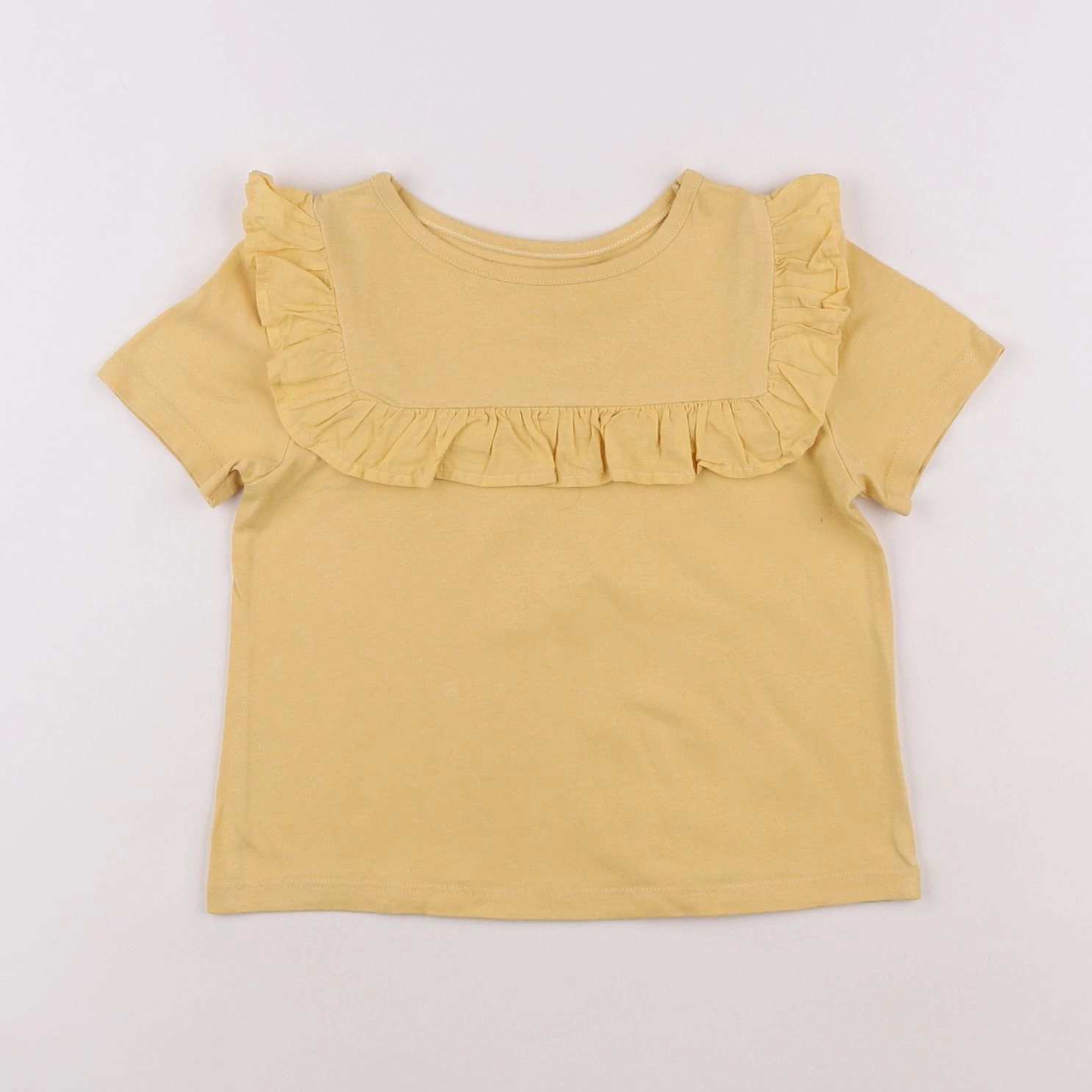 Cyrillus - tee-shirt jaune - 6 ans