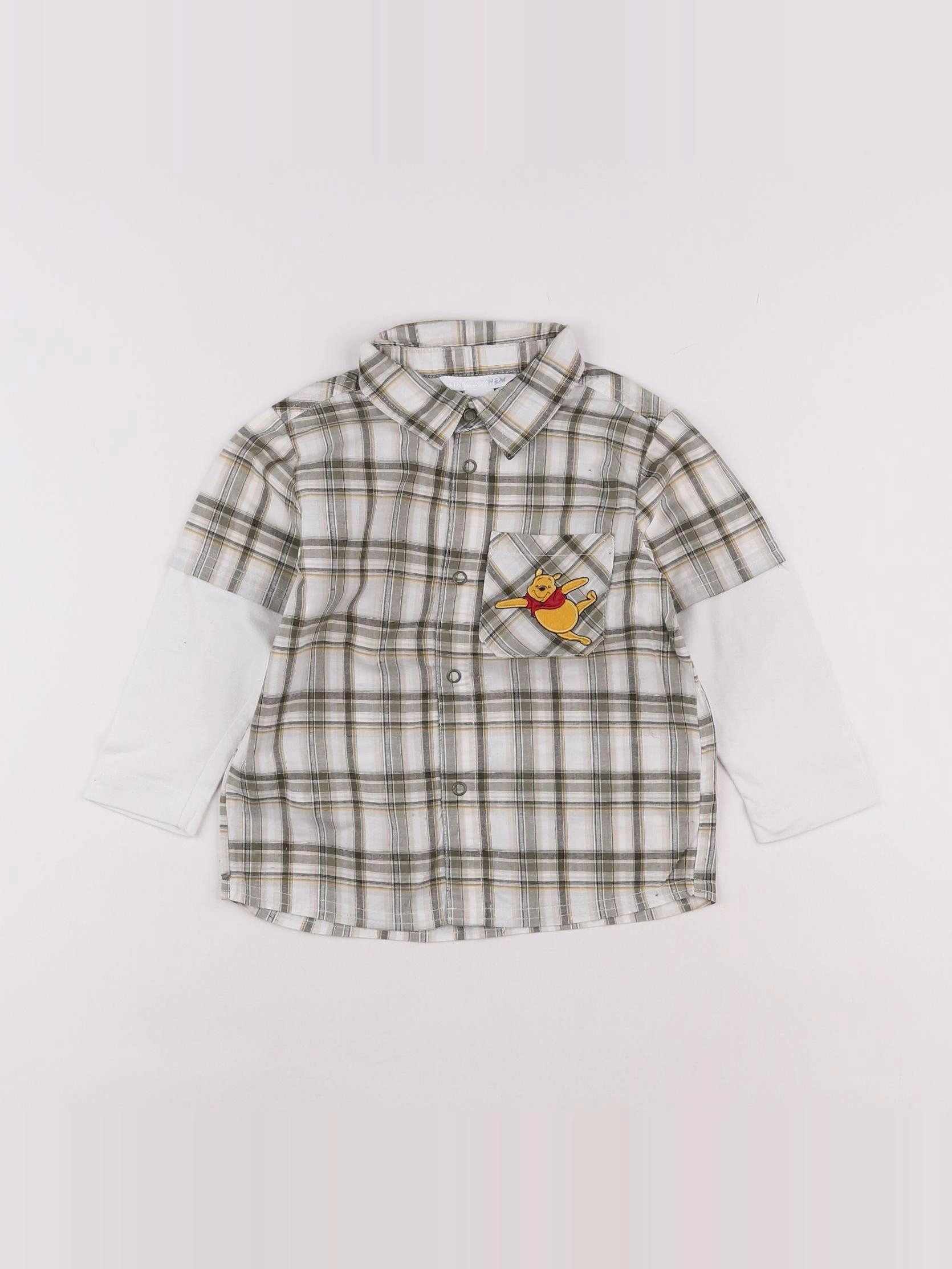 H&M - chemise multicolore - 12/18 mois