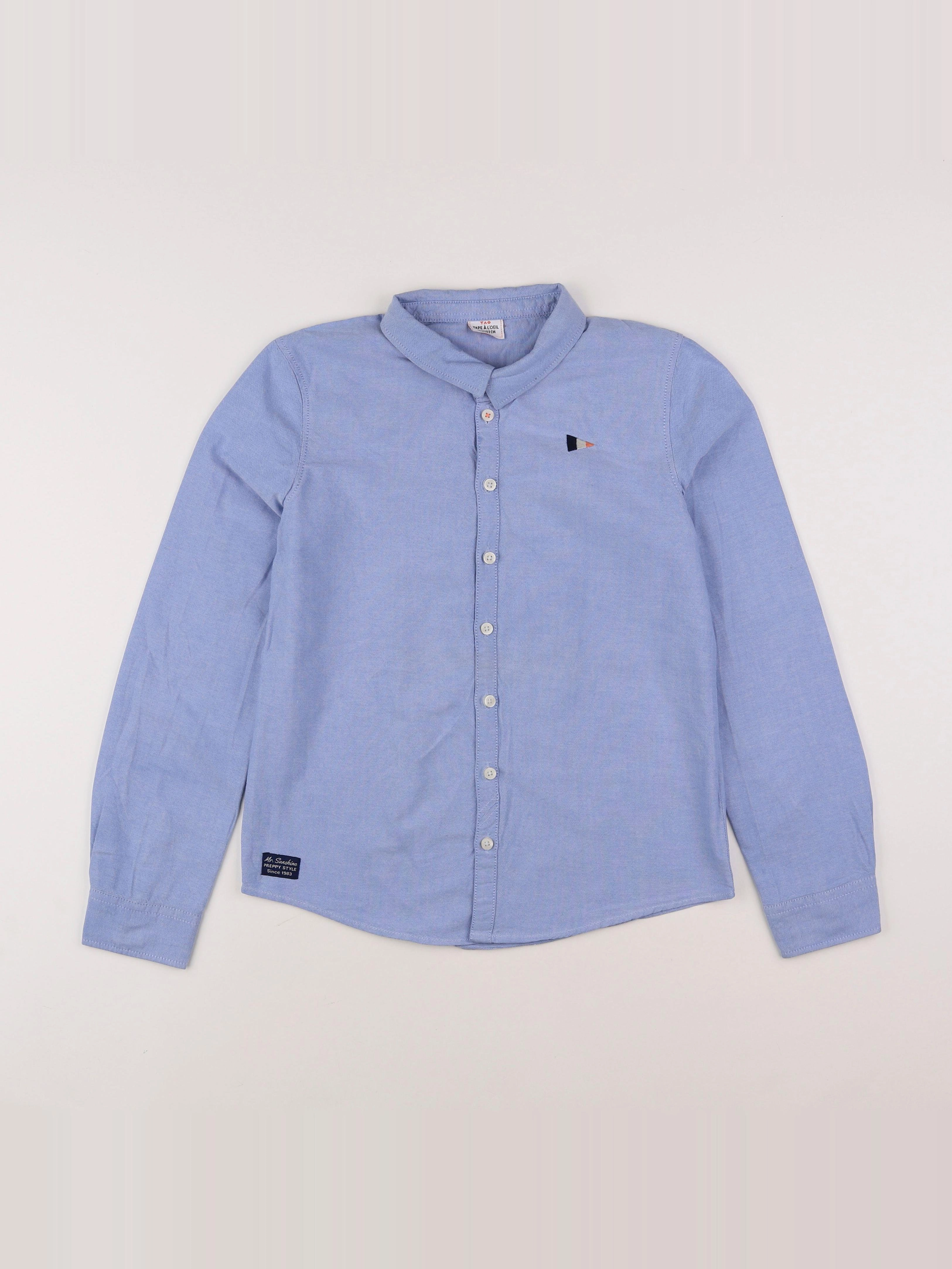 Tape à l'oeil - chemise bleu - 12 ans