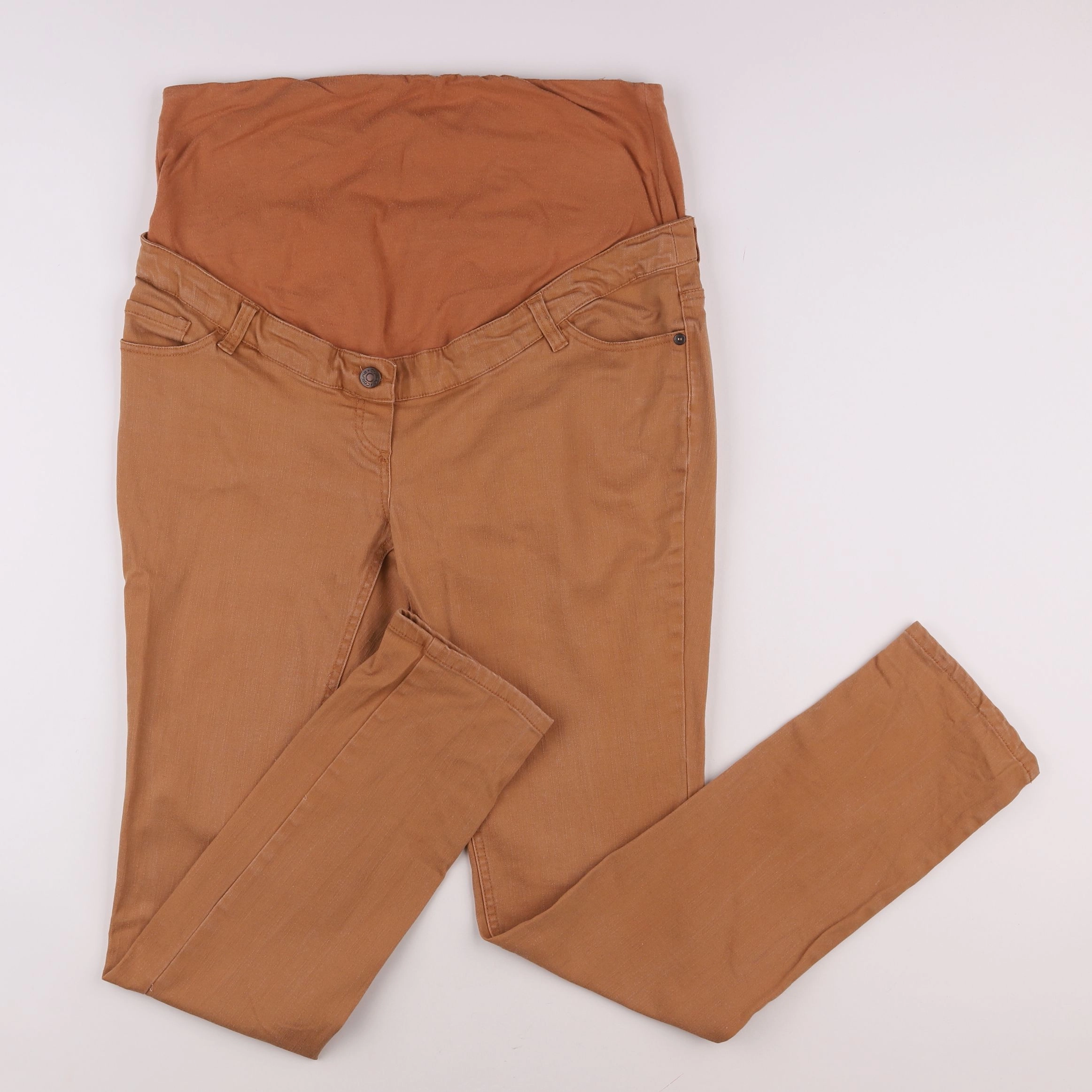 Vertbaudet - pantalon grossesse marron - 42 à 44