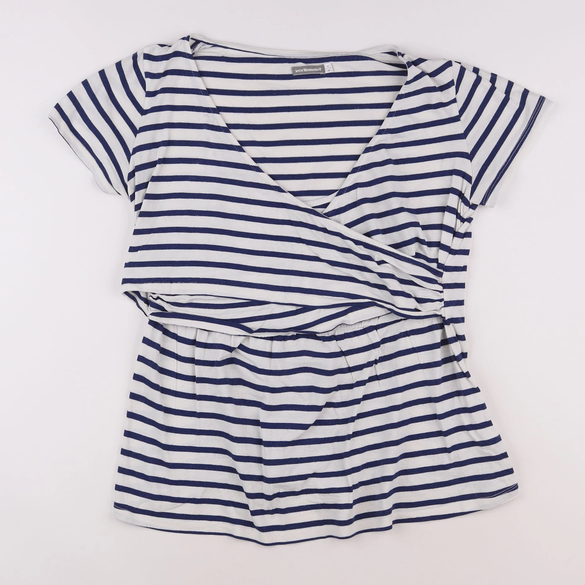 Vertbaudet - tee-shirt grossesse bleu - 42 à 44