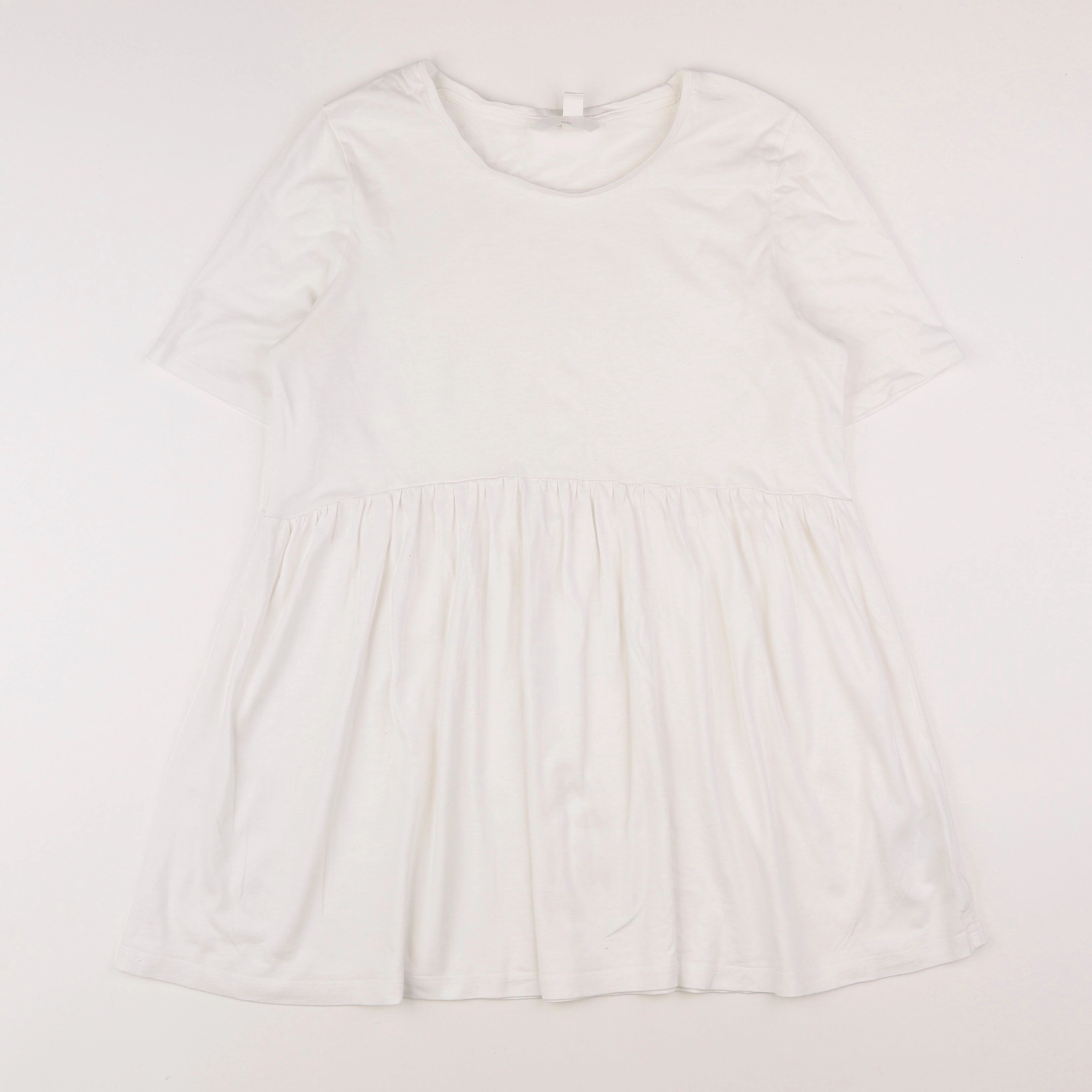 H&M - tee-shirt grossesse blanc - 36 à 38