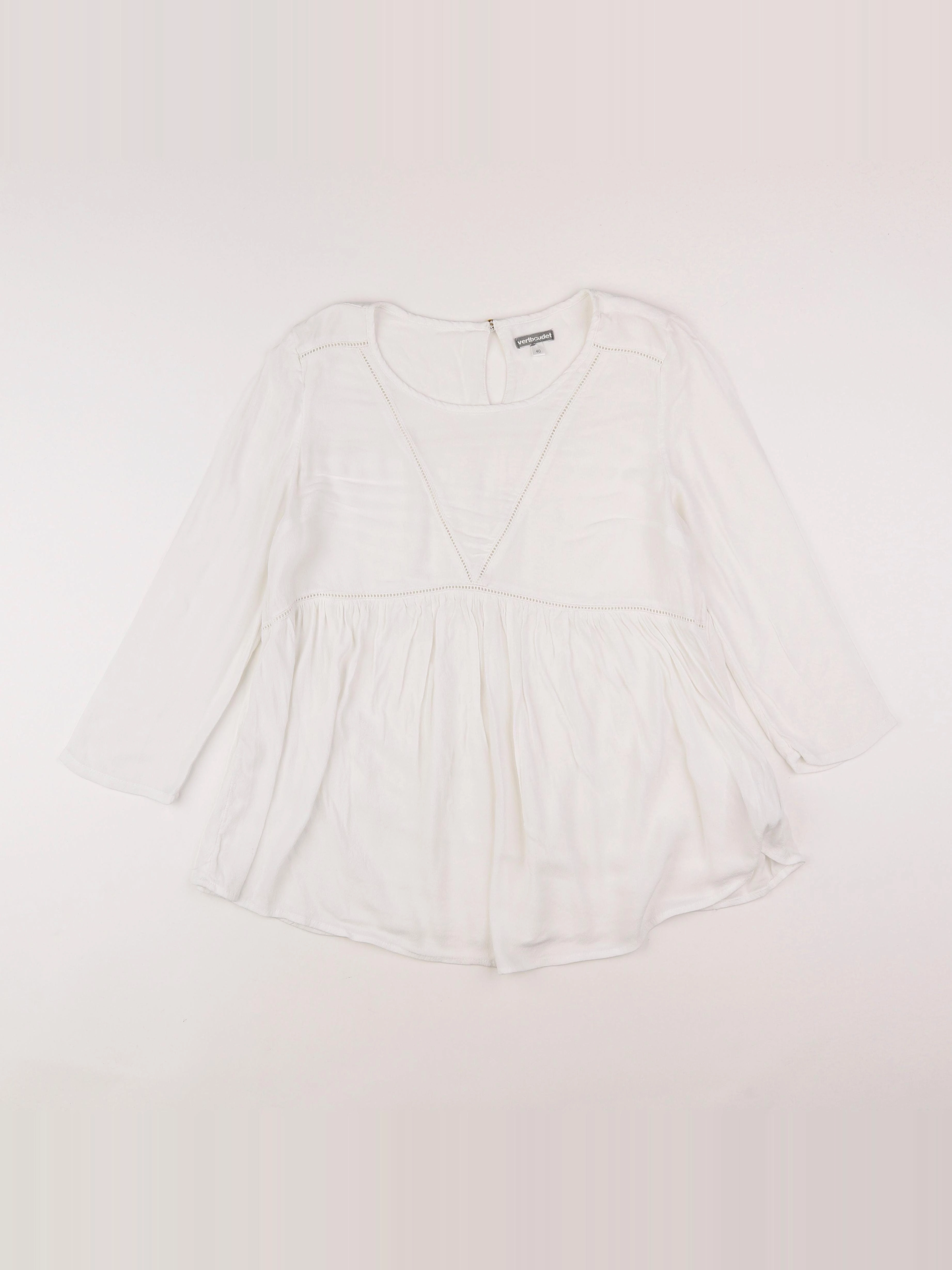 Vertbaudet - blouse grossesse blanc - 40