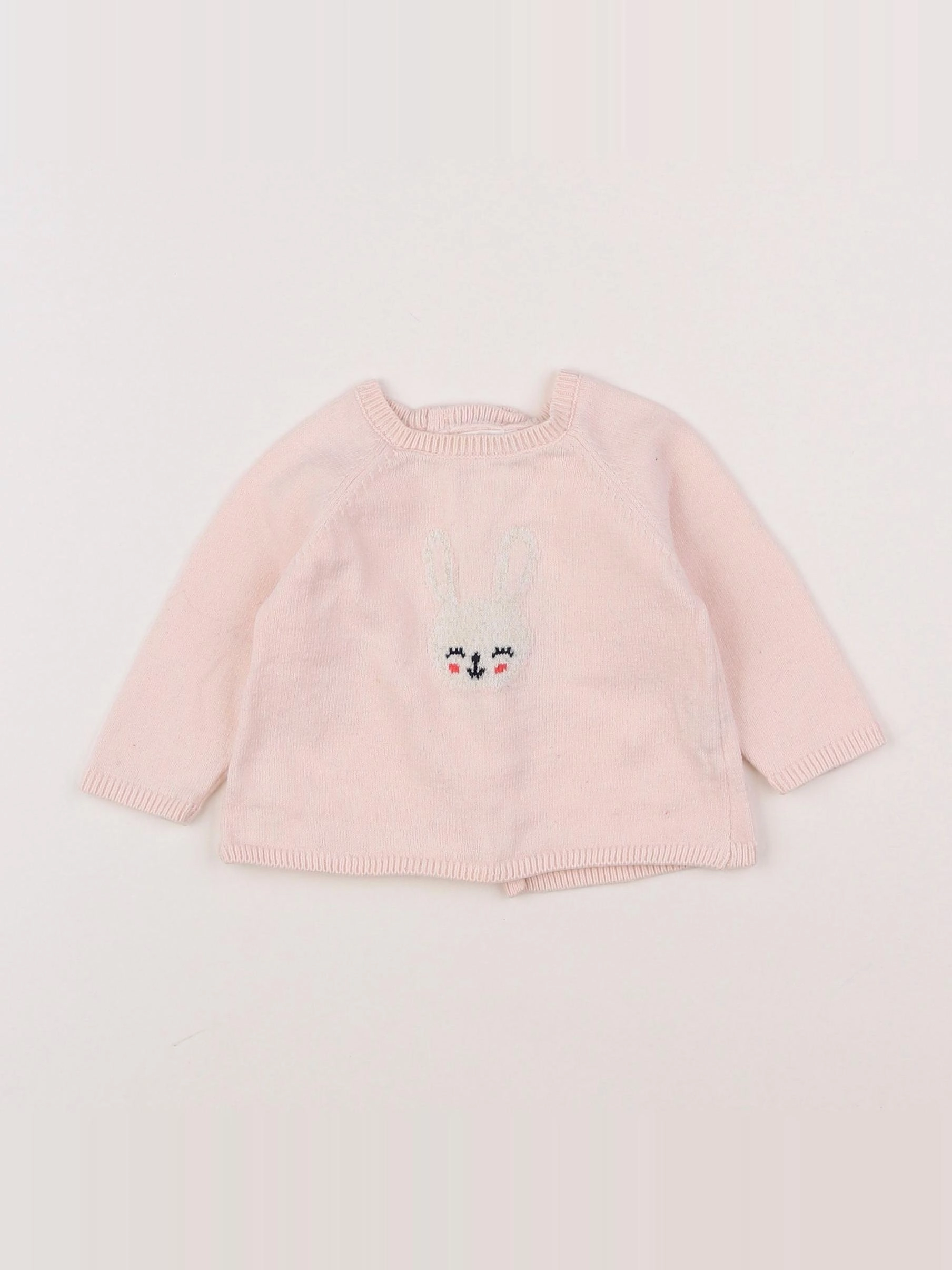 Boutchou - pull rose - 3 mois