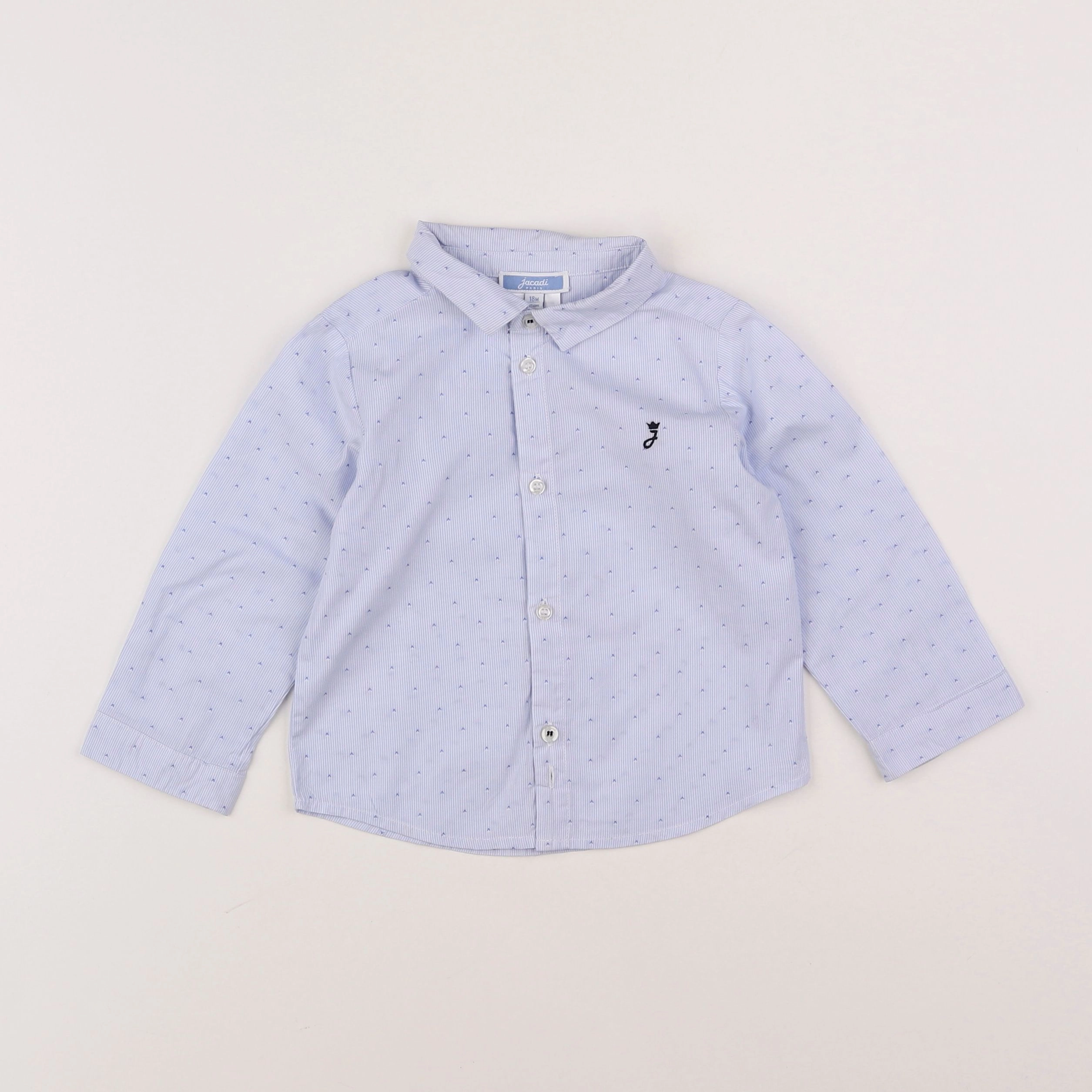 Jacadi - chemise bleu - 18 mois