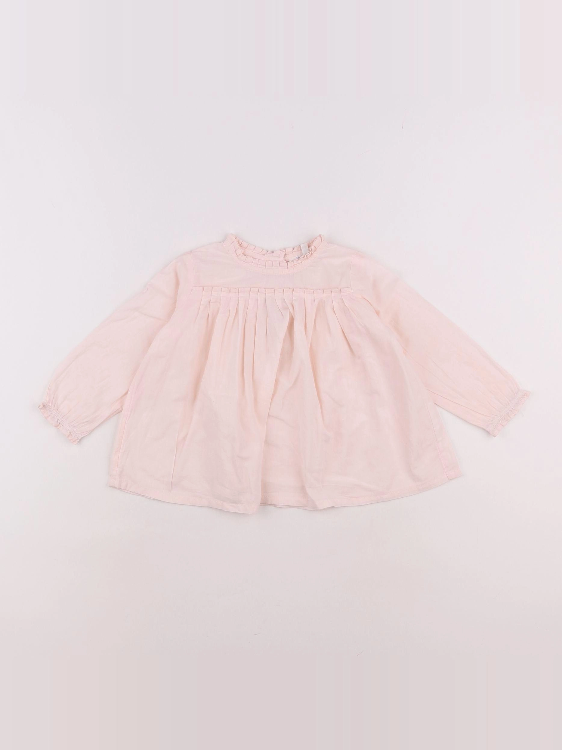 Boutchou - blouse rose - 18 mois
