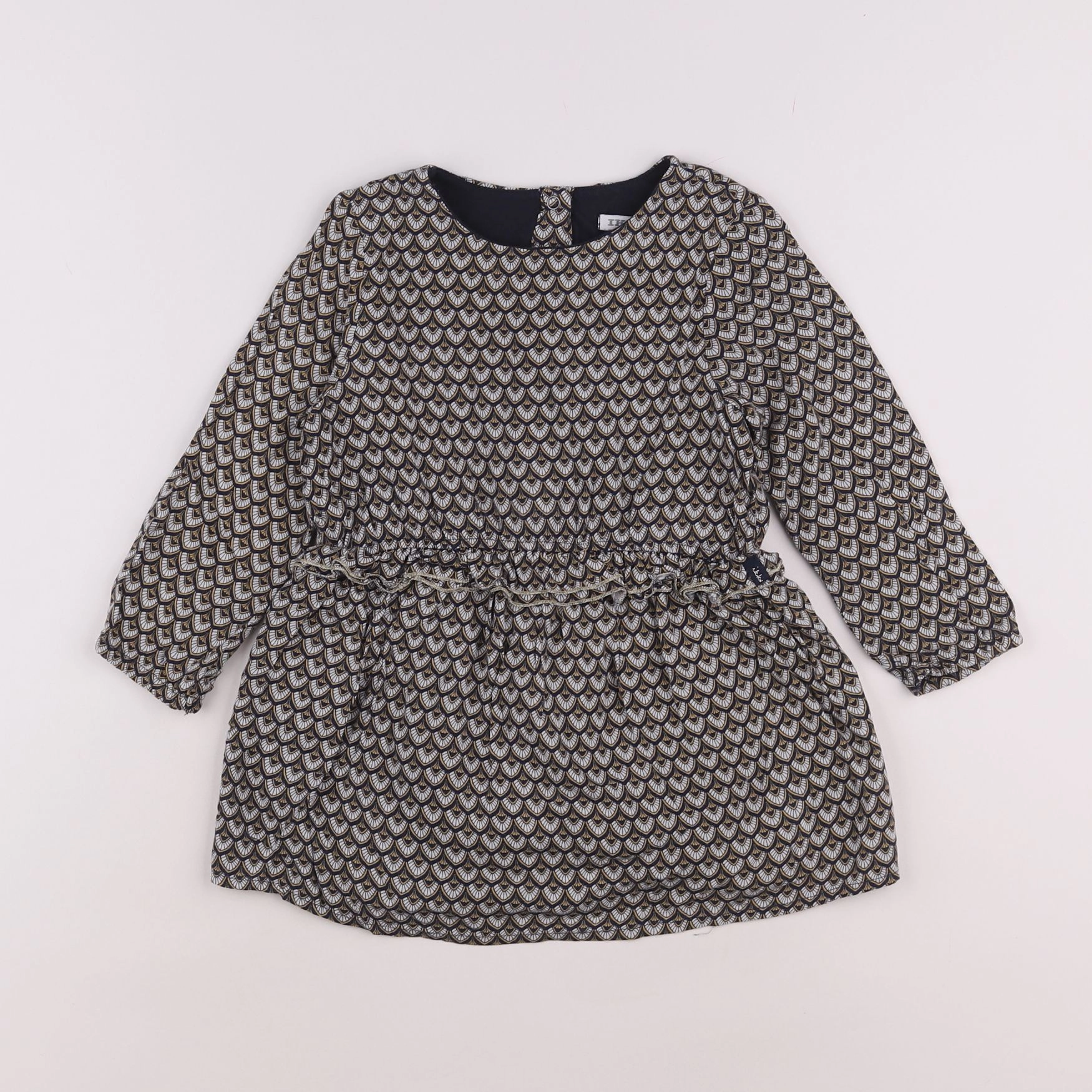 IKKS - robe gris - 2 ans