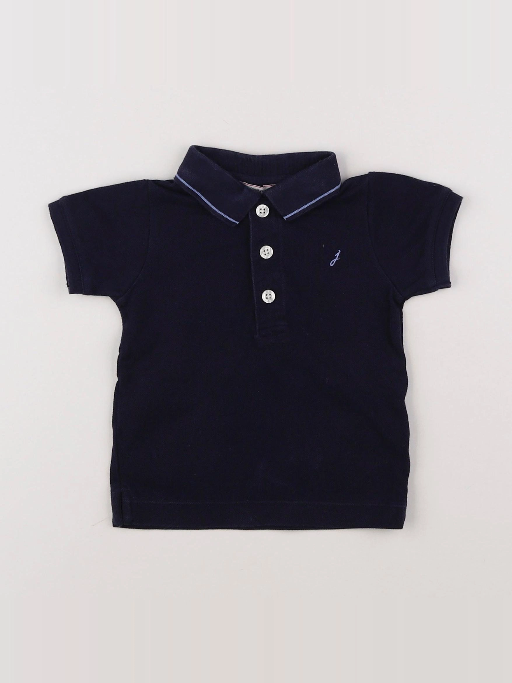 Jacadi - polo bleu - 6 mois