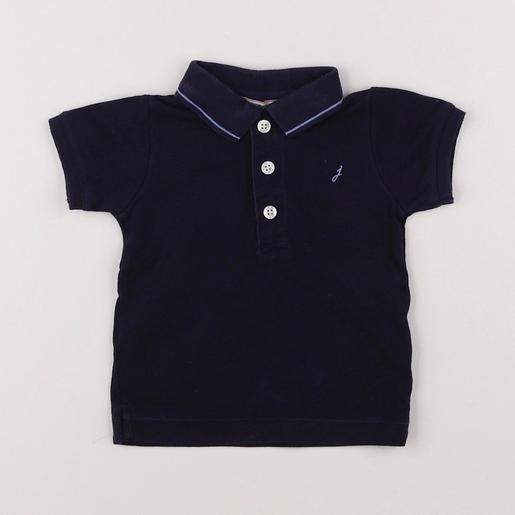 Jacadi - polo bleu - 6 mois