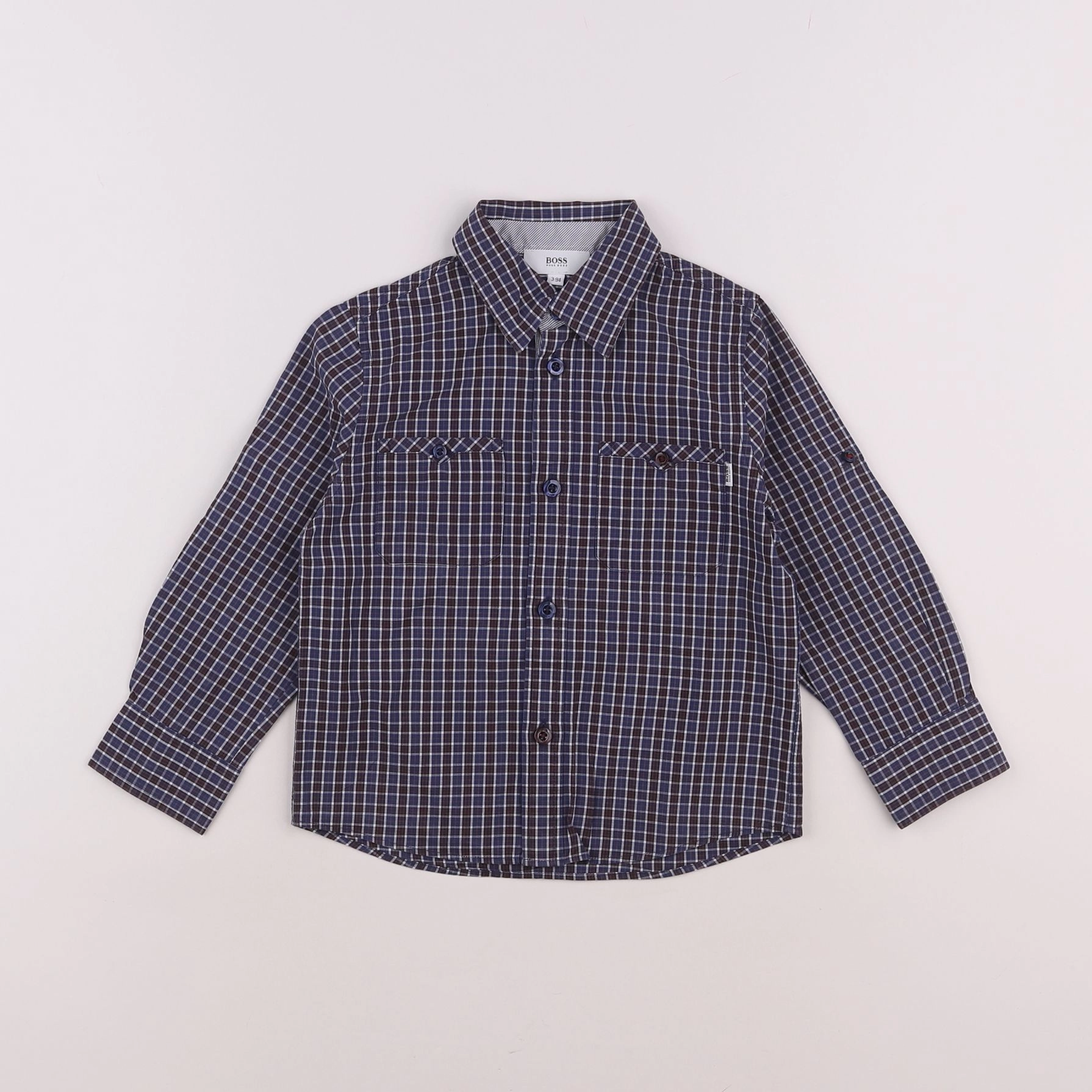 Hugo Boss - chemise bleu - 3 ans