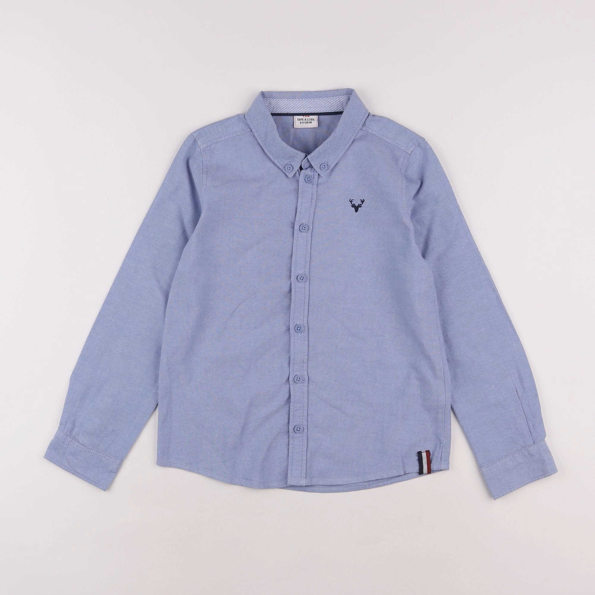 Tape à l'oeil - chemise bleu - 8 ans