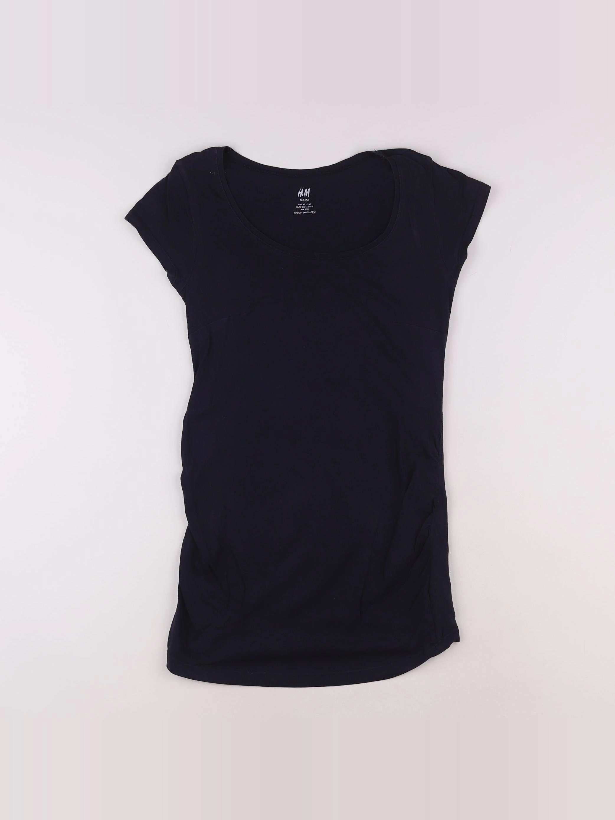 H&M - tee-shirt grossesse bleu - 36