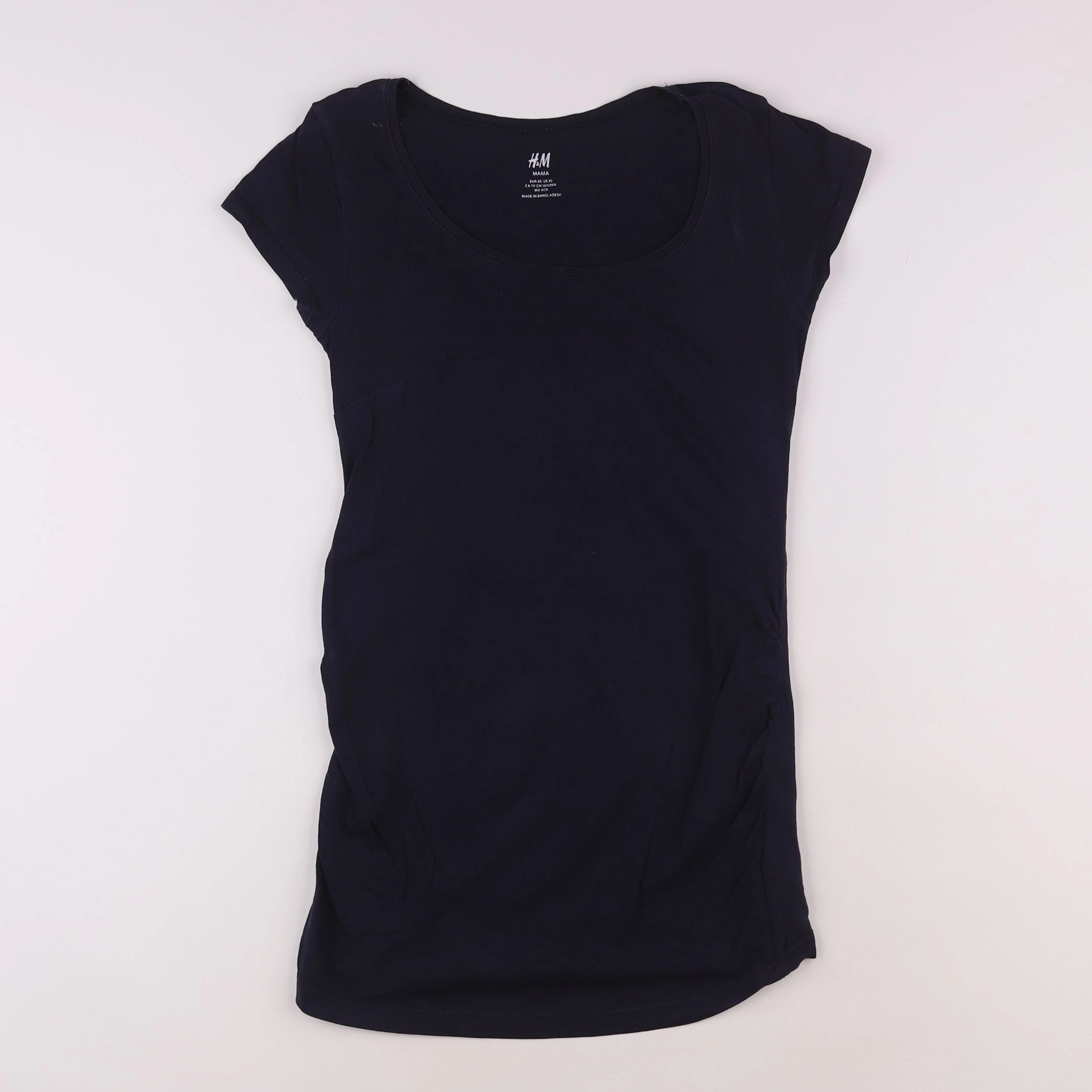 H&M - tee-shirt grossesse bleu - 36