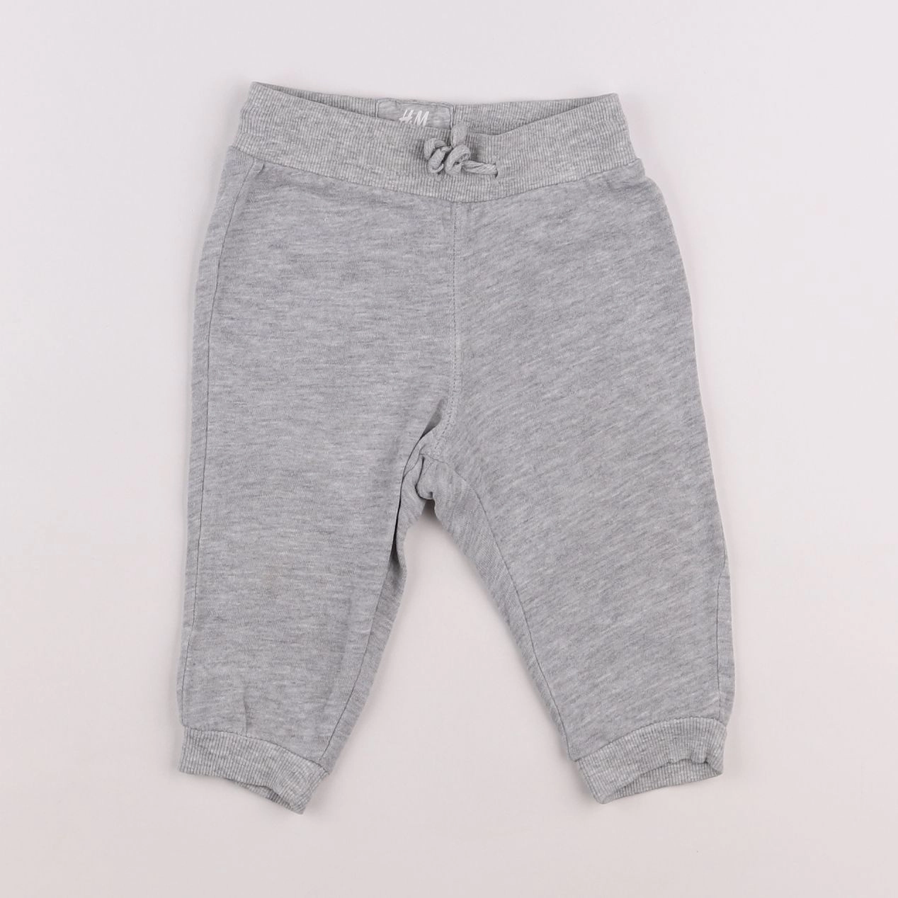 H&M - jogging gris - 3/6 mois