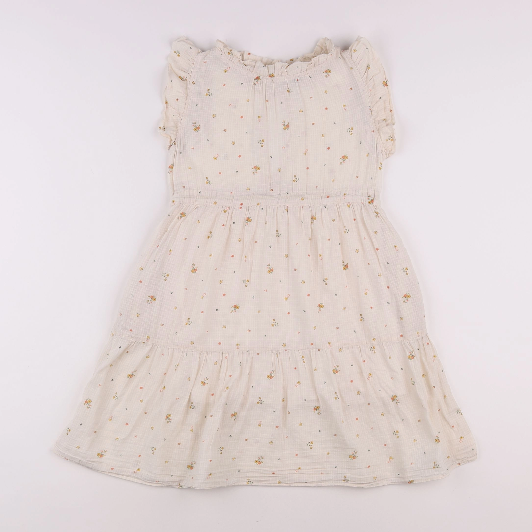 Emile et Ida - robe beige - 8 ans