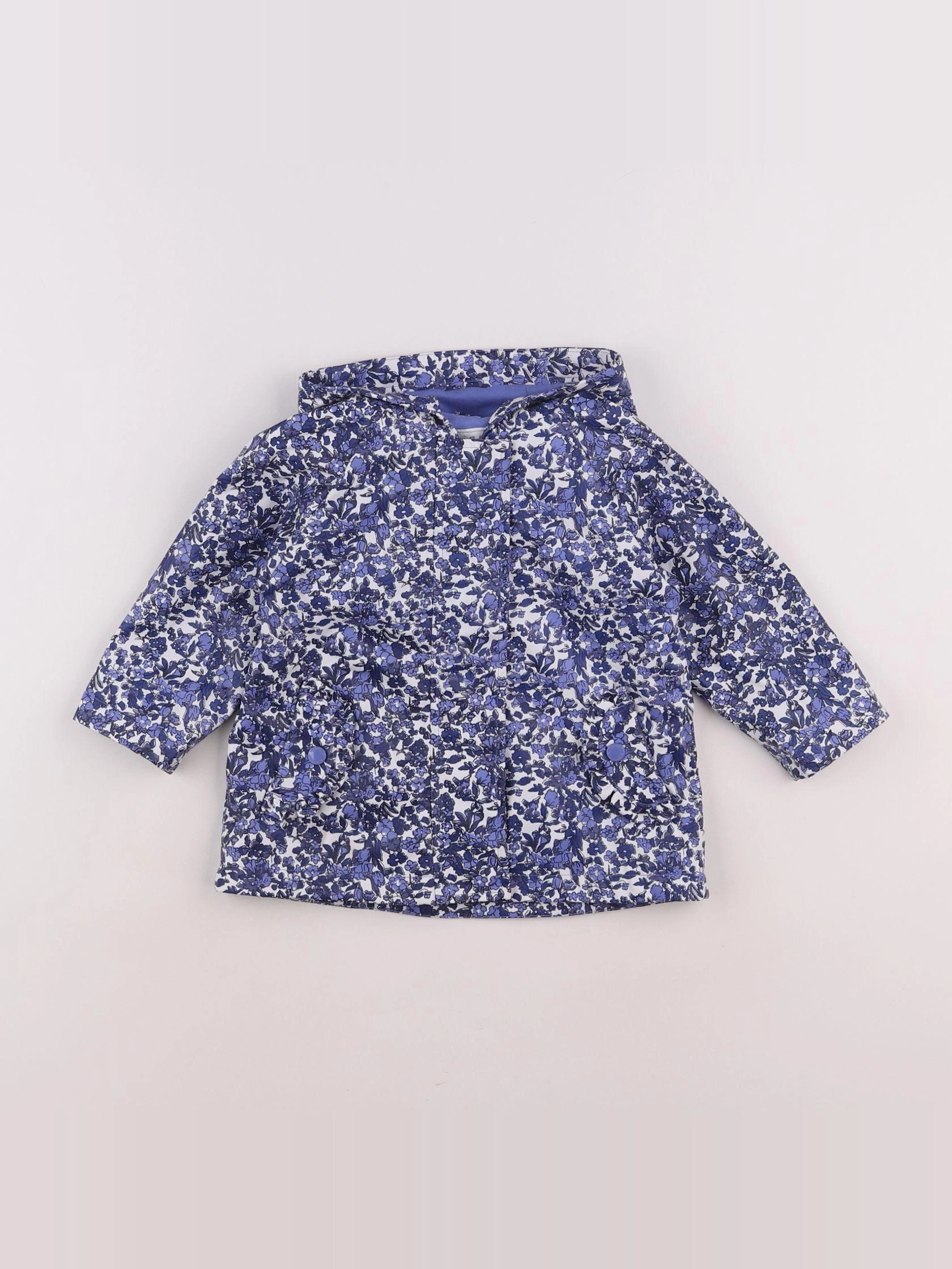 Vertbaudet - imperméable bleu - 12 mois