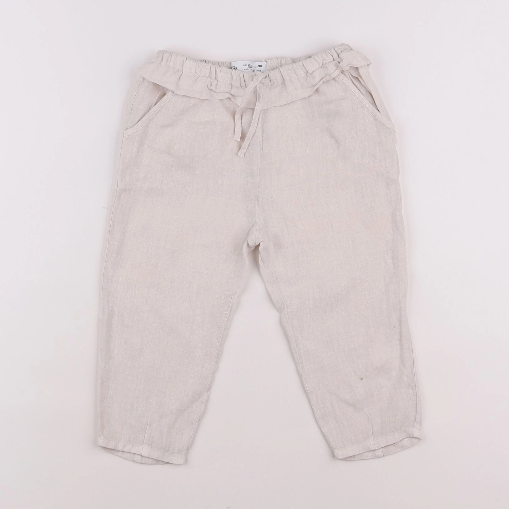 Zara - pantalon beige - 2/3 ans