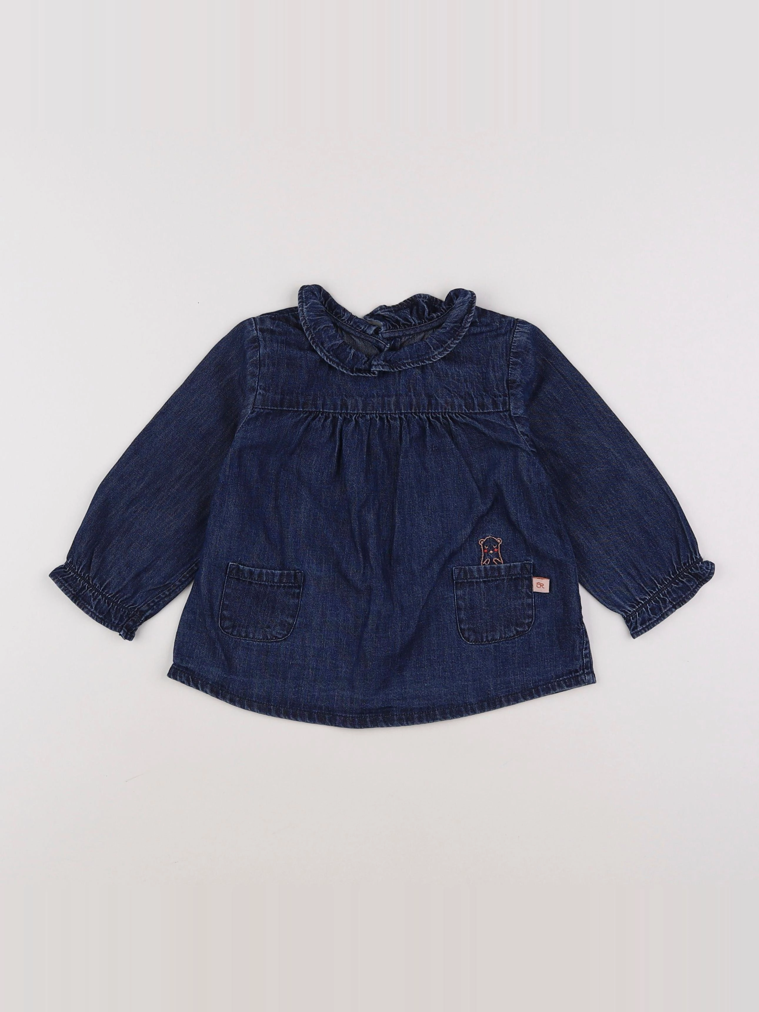 Cadet Rousselle - blouse bleu - 18 mois