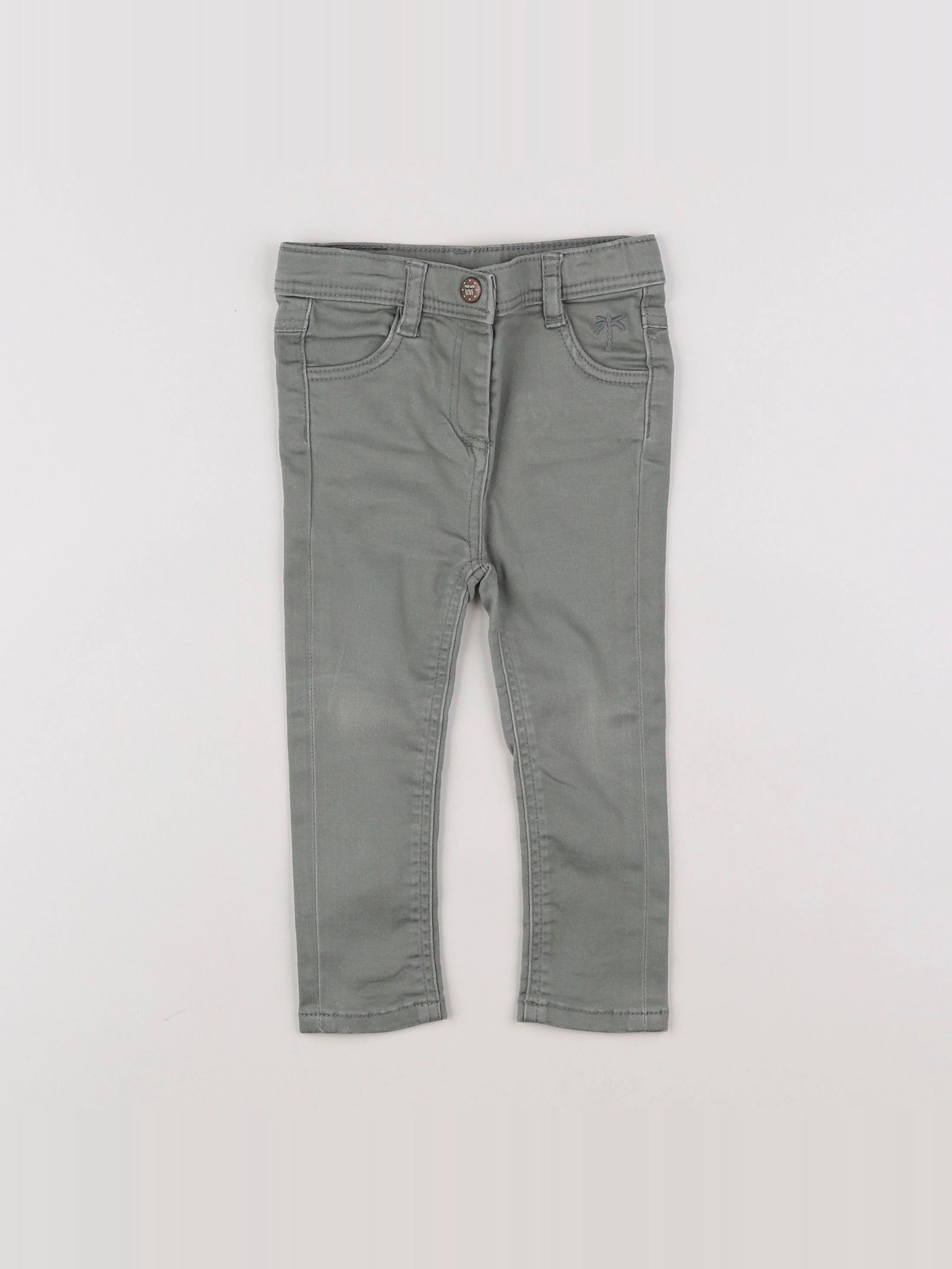 Tape à l'oeil - pantalon vert - 18 mois