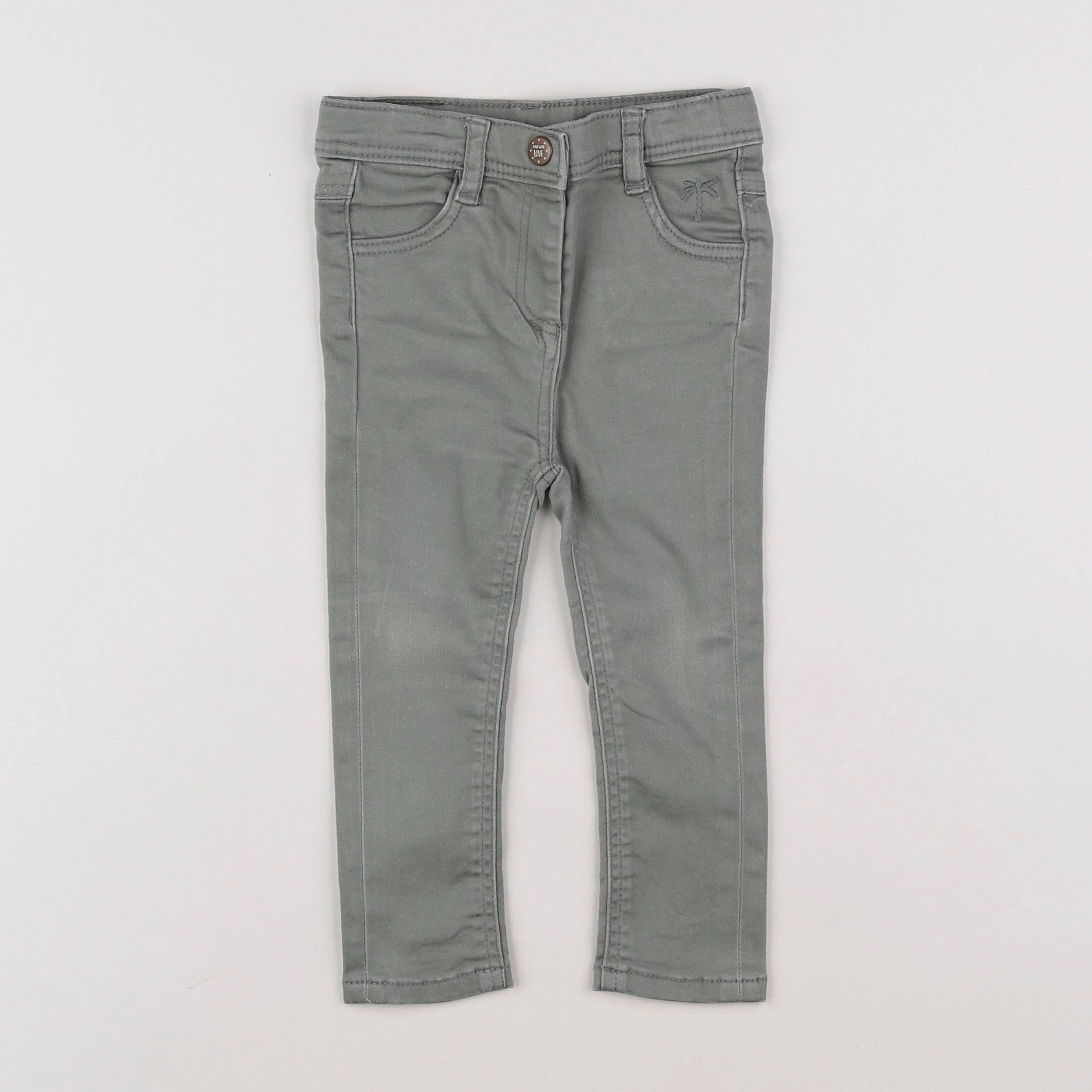 Tape à l'oeil - pantalon vert - 18 mois