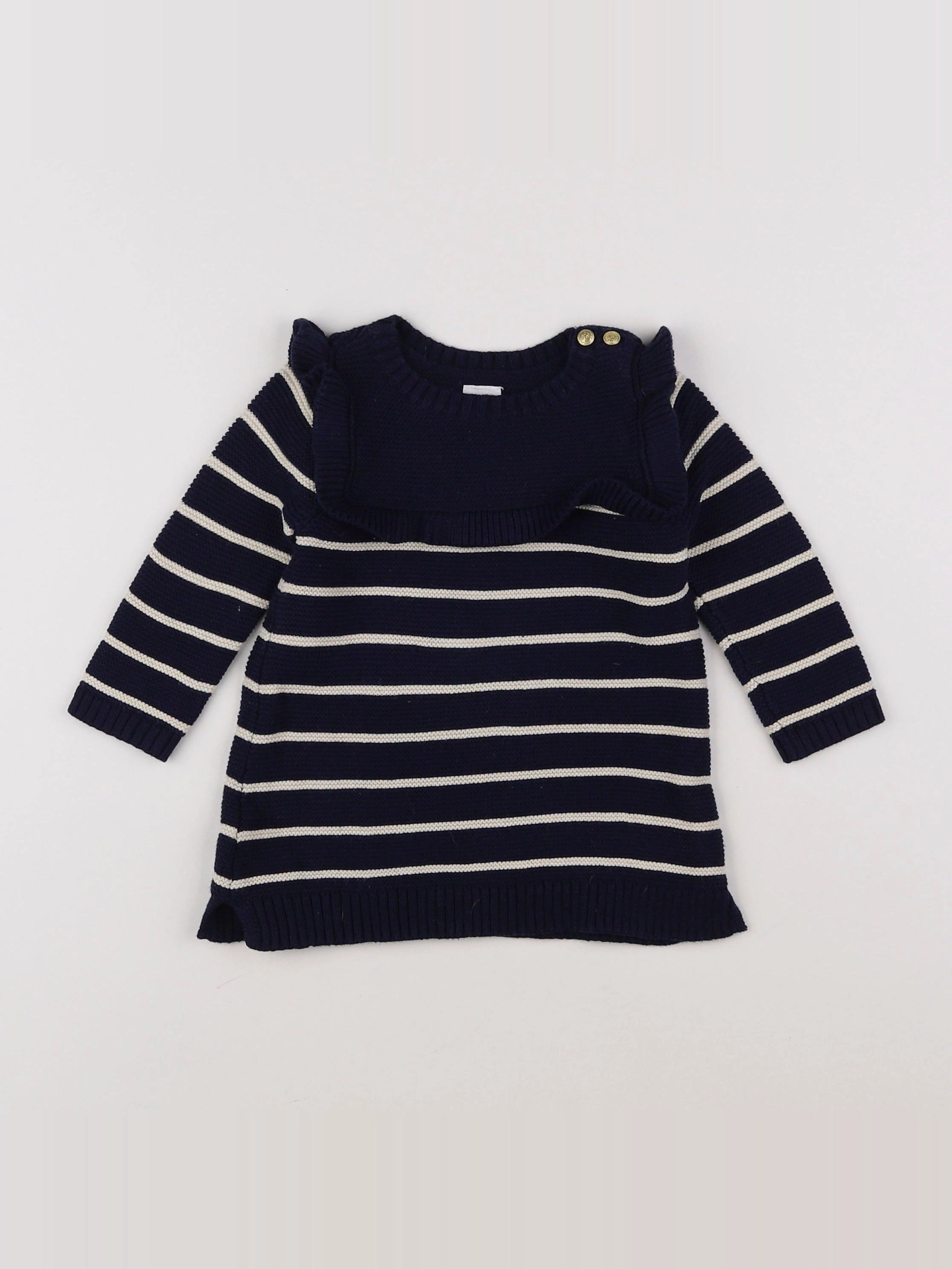 GAP - robe bleu - 3/6 mois