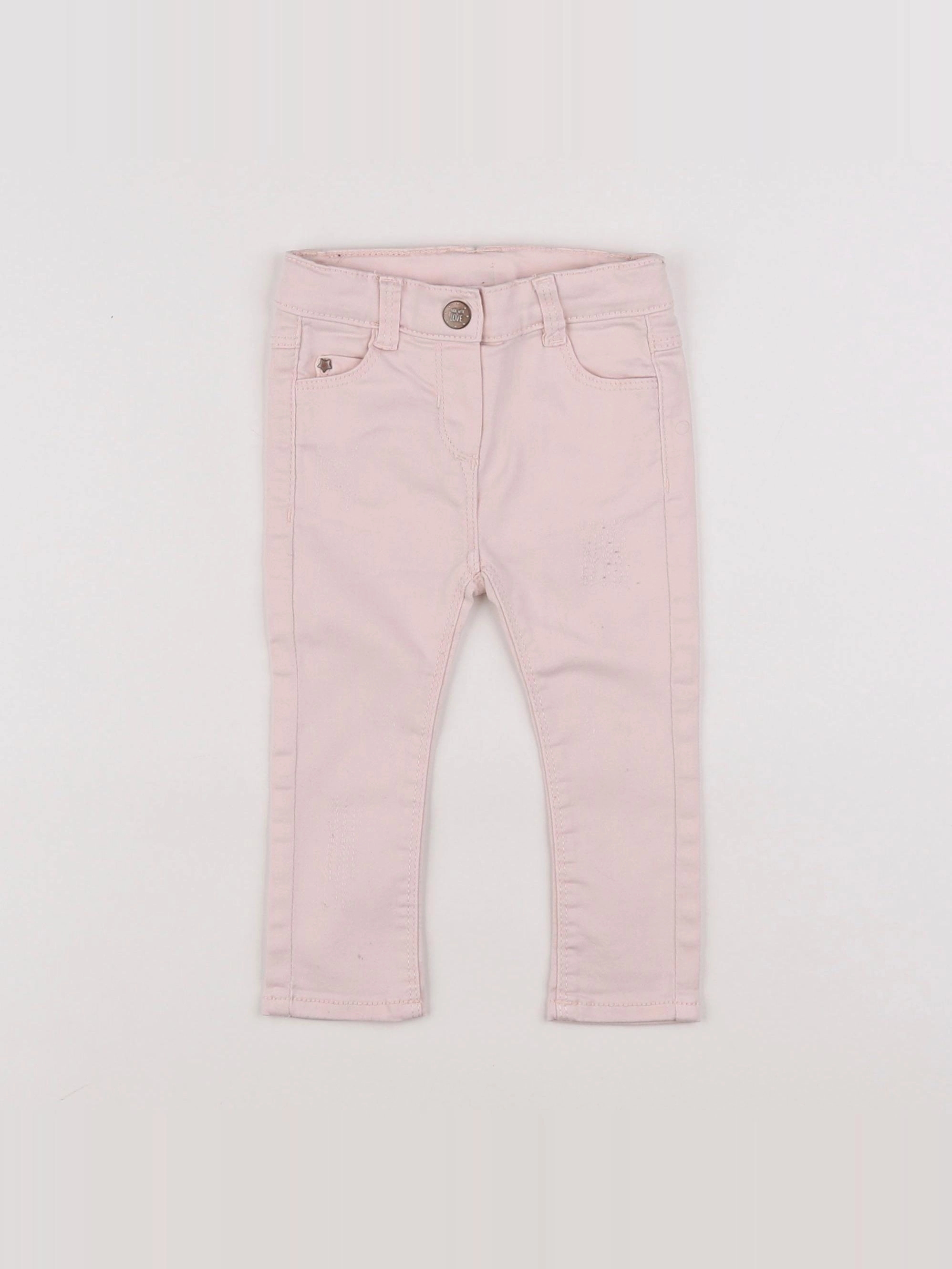 Tape à l'oeil - pantalon rose - 6 mois